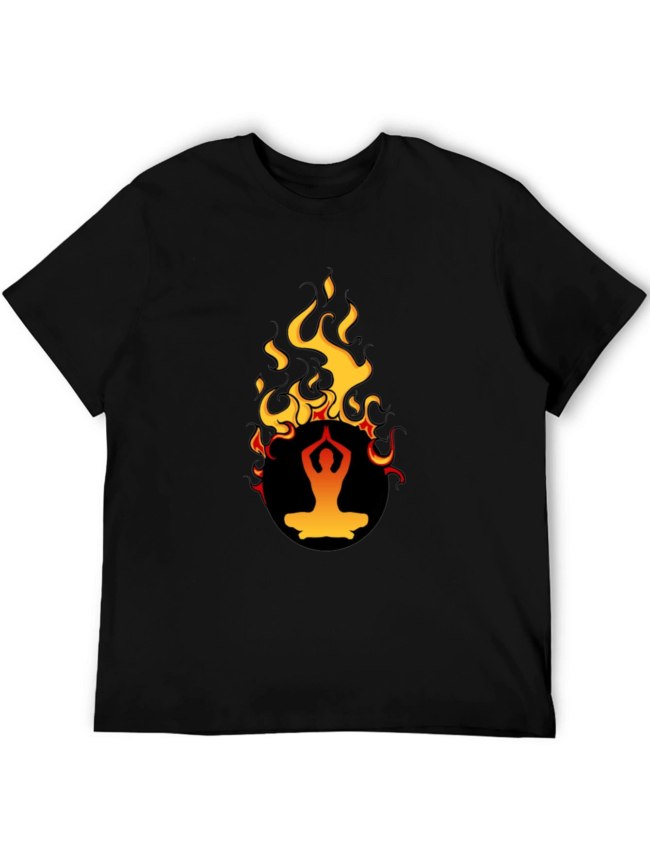 Yoga Flame T-Shirt - Spiritual Design