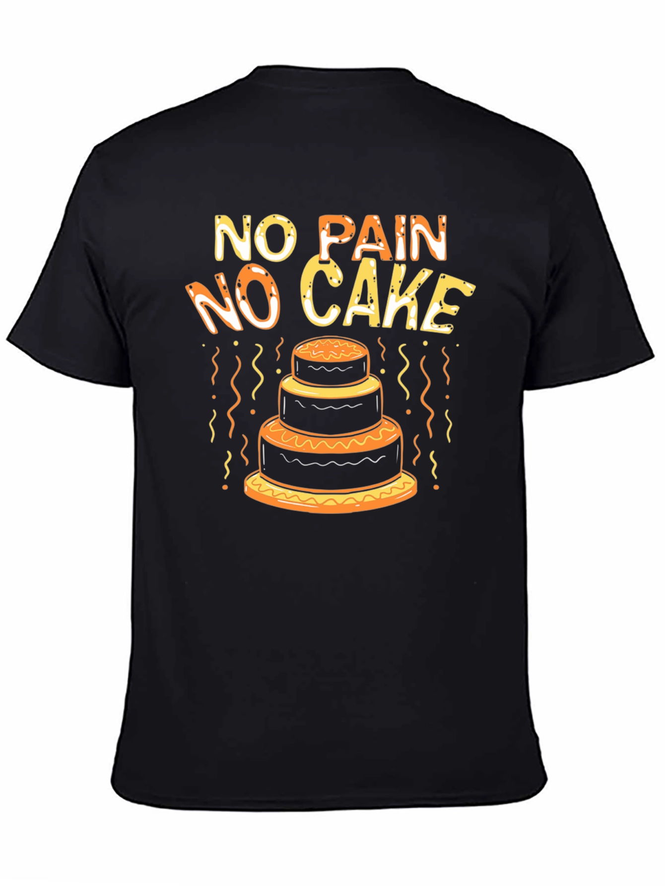 No Pain No Cake Funny T-Shirt