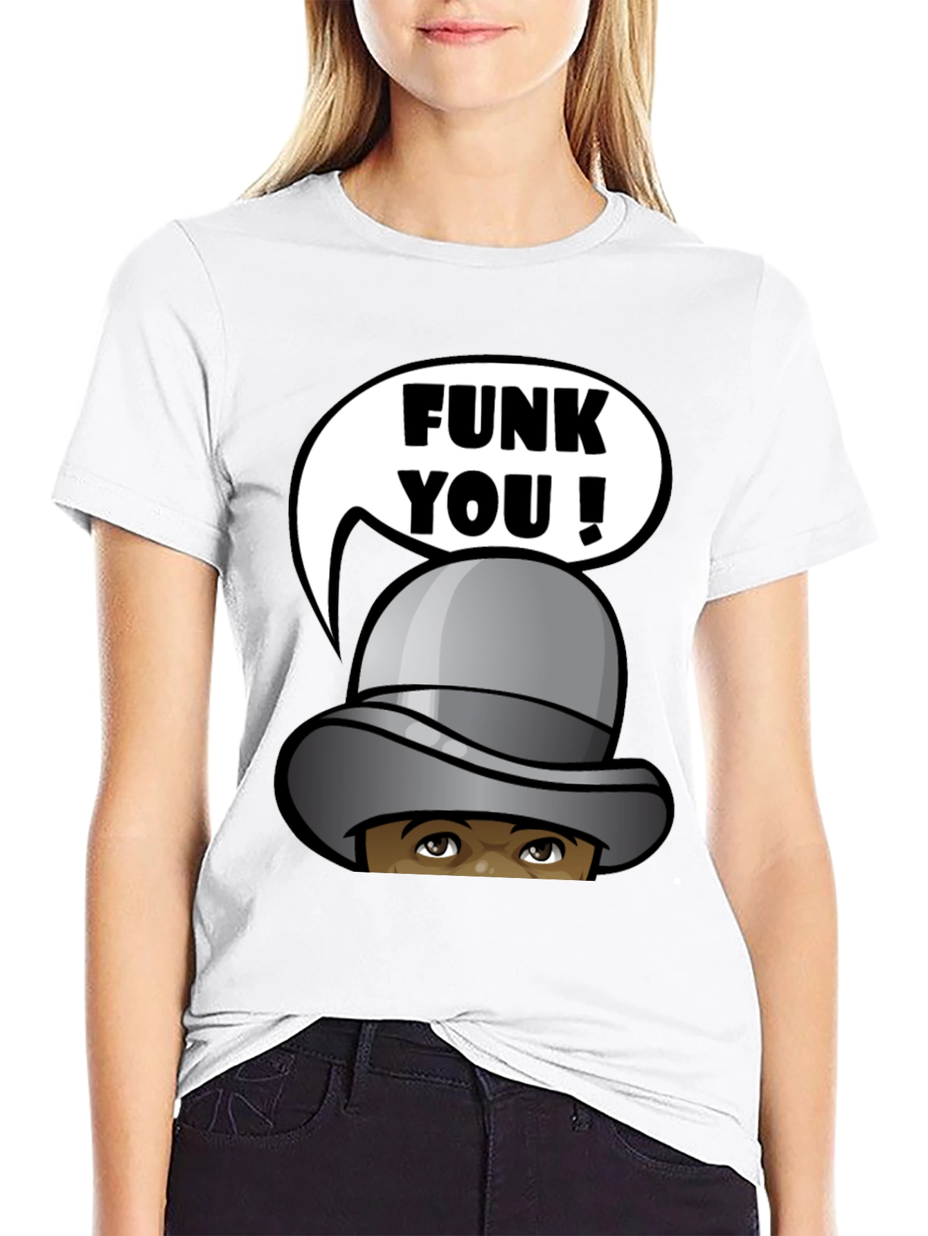 Funky You! Graphic Tee - Mens Black T-Shirt