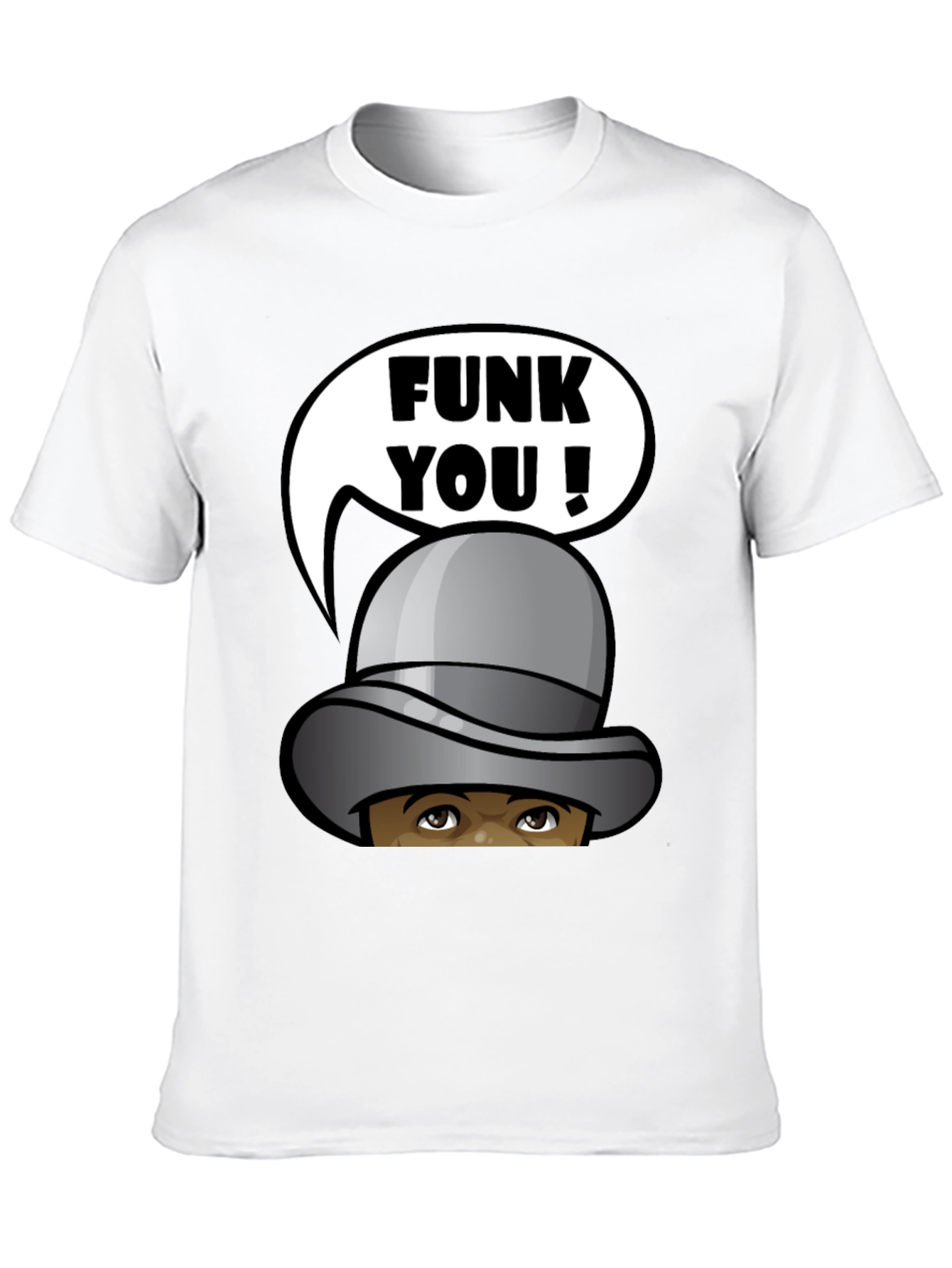 Funky You! Graphic Tee - Mens Black T-Shirt