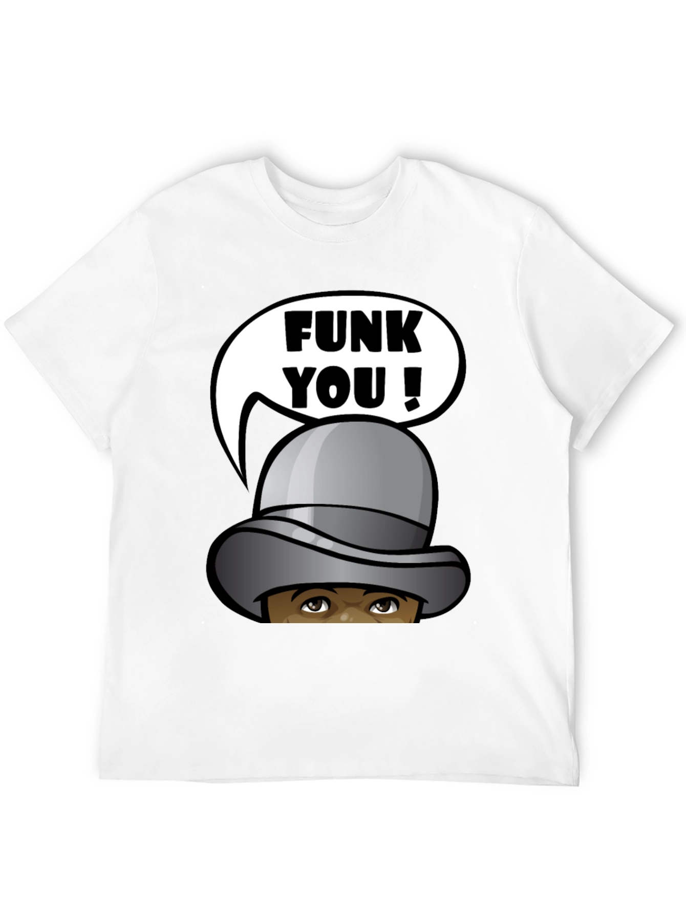Funky You! Graphic Tee - Mens Black T-Shirt