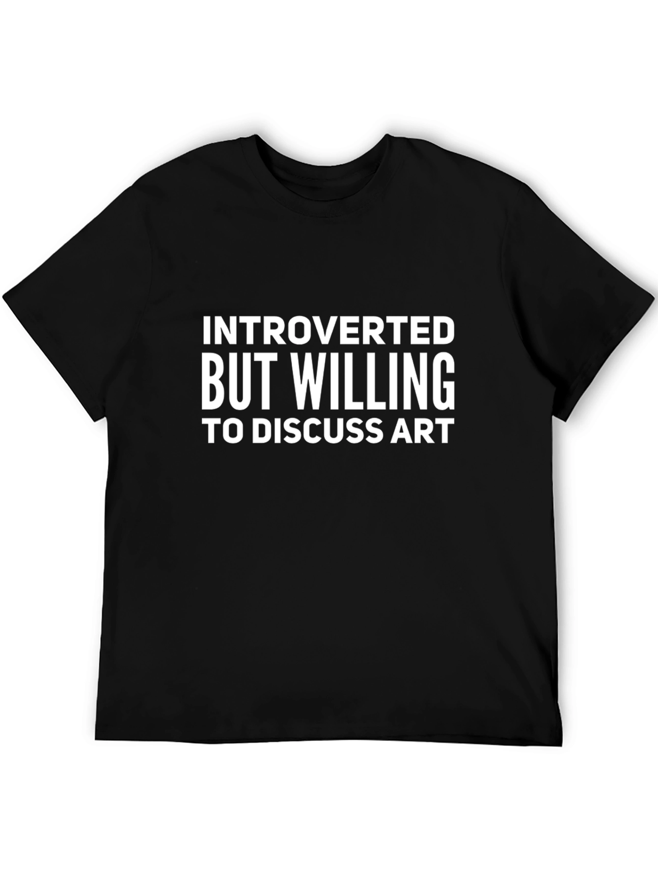 Introverted Art Lover T-Shirt - Soft Cotton Tee