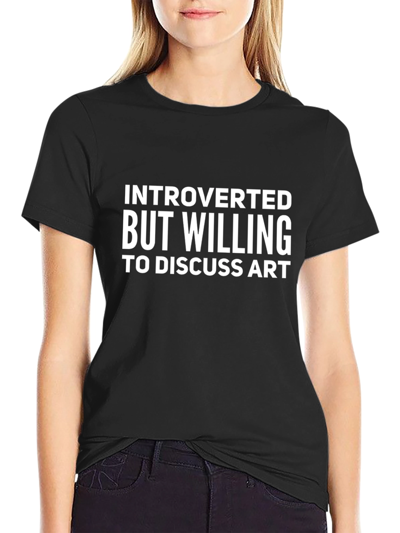 Introverted Art Lover T-Shirt - Soft Cotton Tee