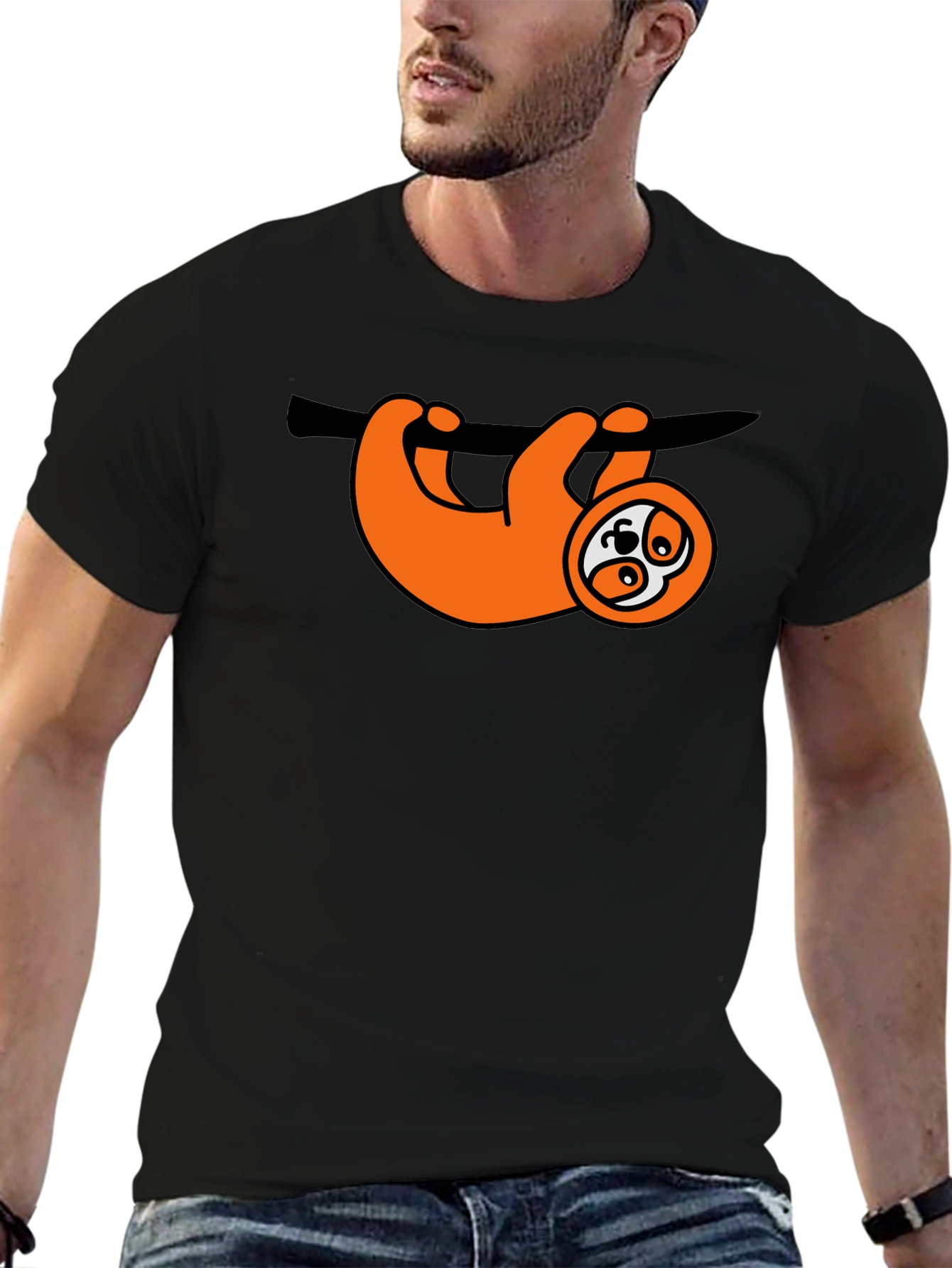 Sloth Graphic T-Shirt - Relaxed Fit