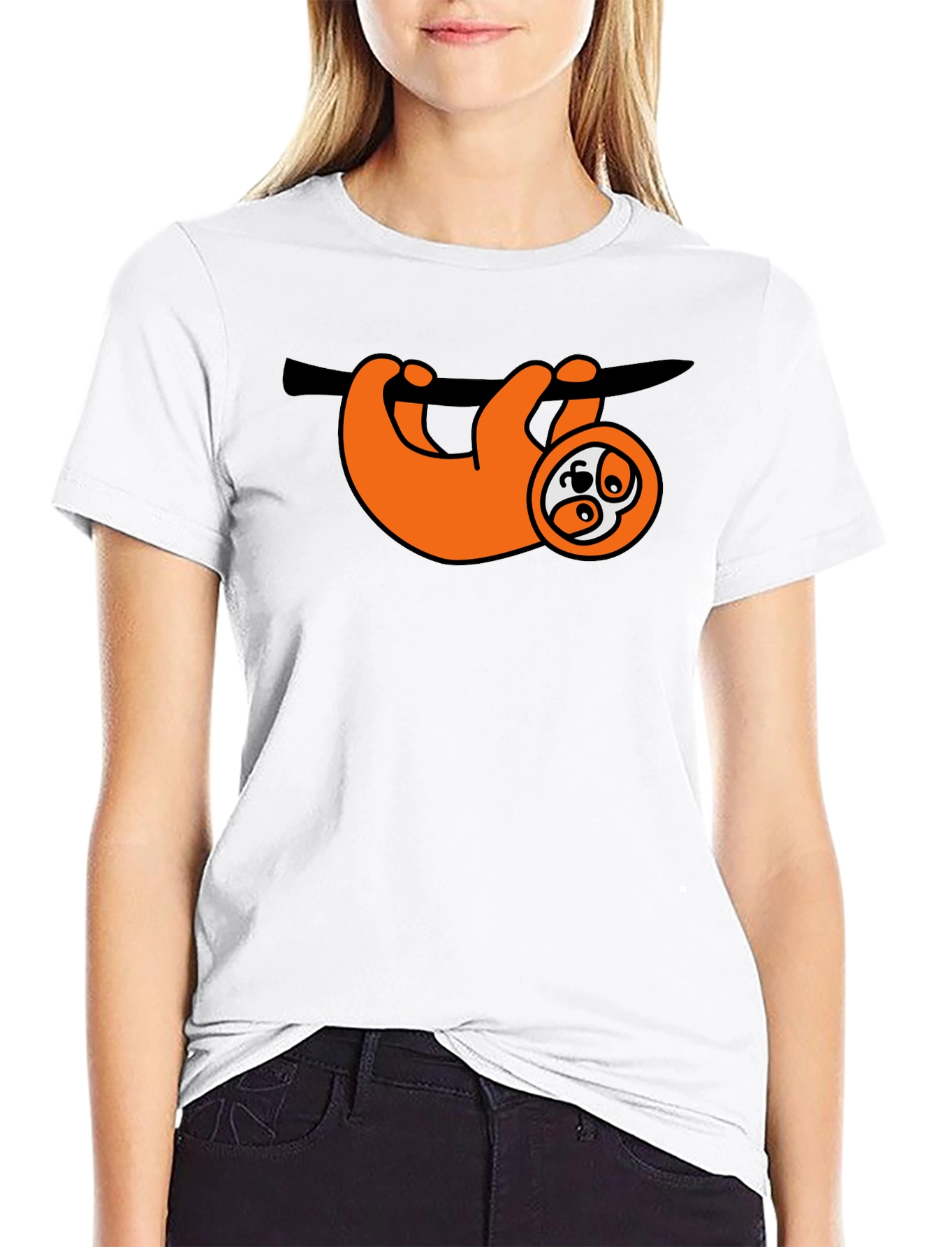 Sloth Graphic T-Shirt - Relaxed Fit