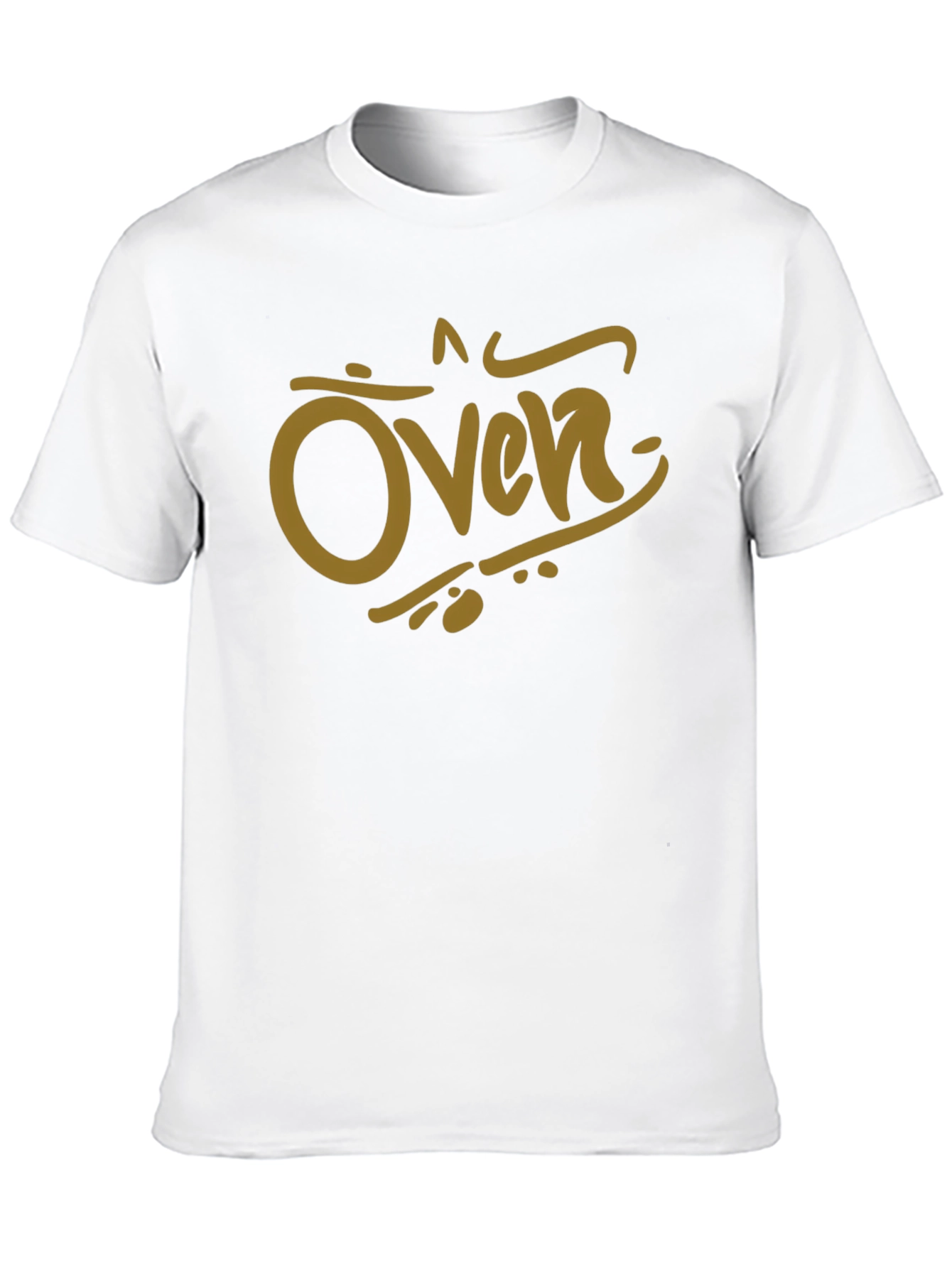 Oven Graphic Tee - Black Cotton Casual Shirt