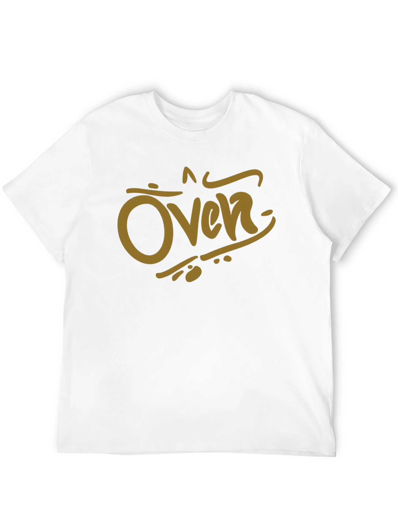 Oven Graphic Tee - Black Cotton Casual Shirt