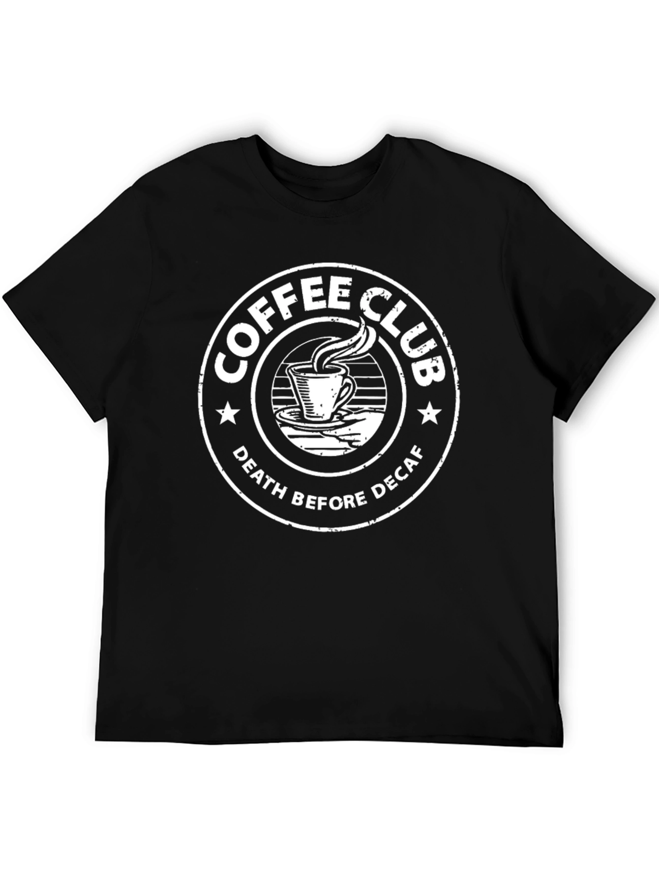 Coffee Club T-Shirt - Death Before Decaf