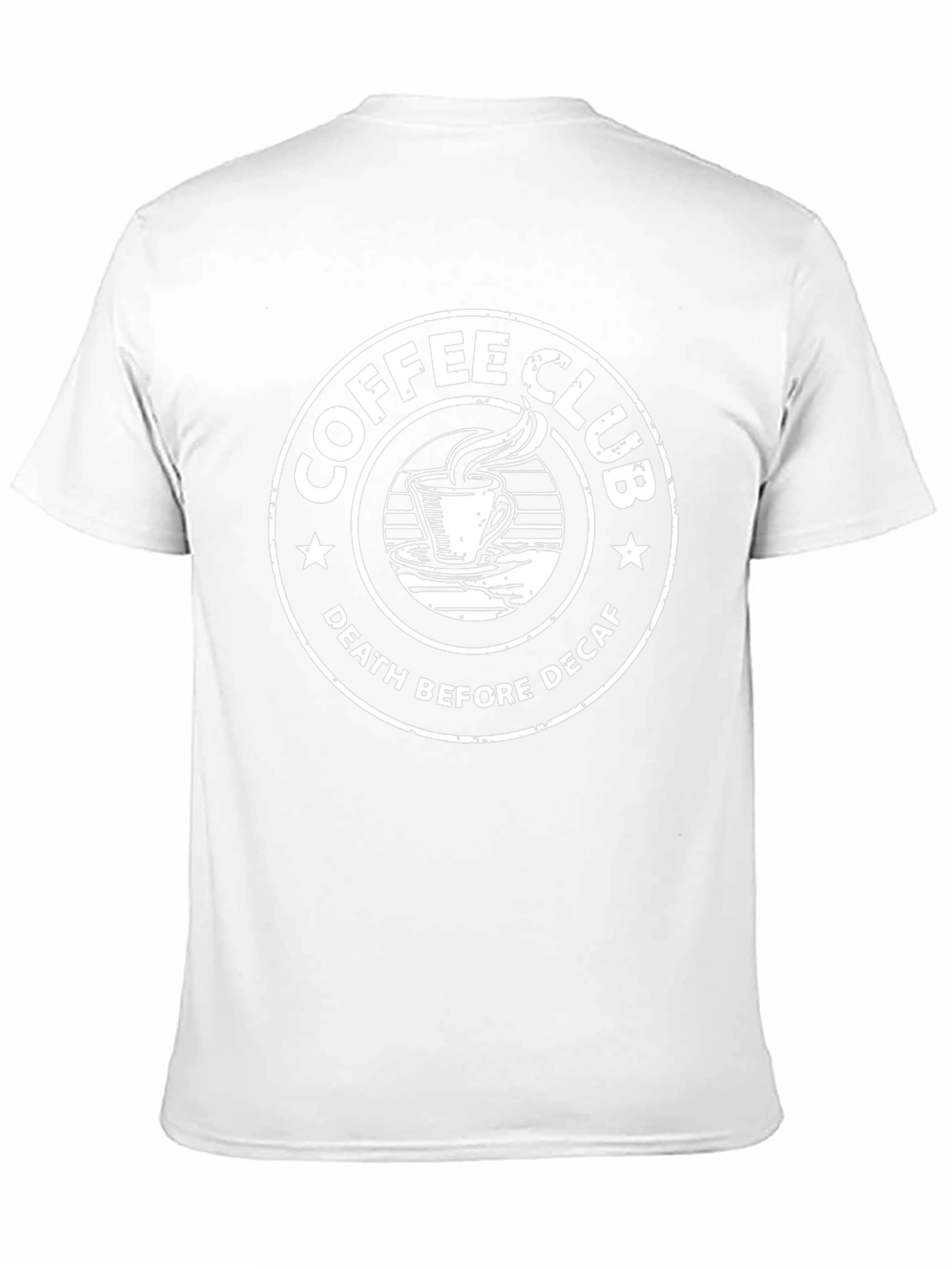 Coffee Club T-Shirt - Death Before Decaf