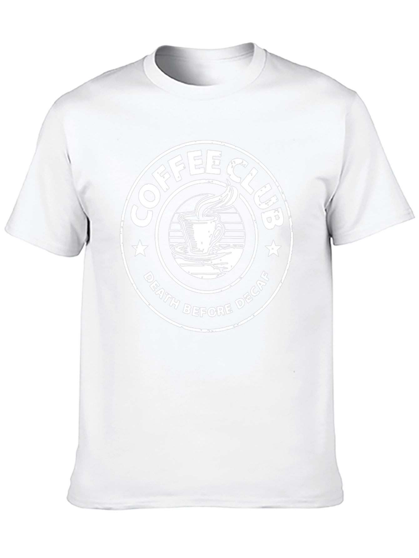 Coffee Club T-Shirt - Death Before Decaf