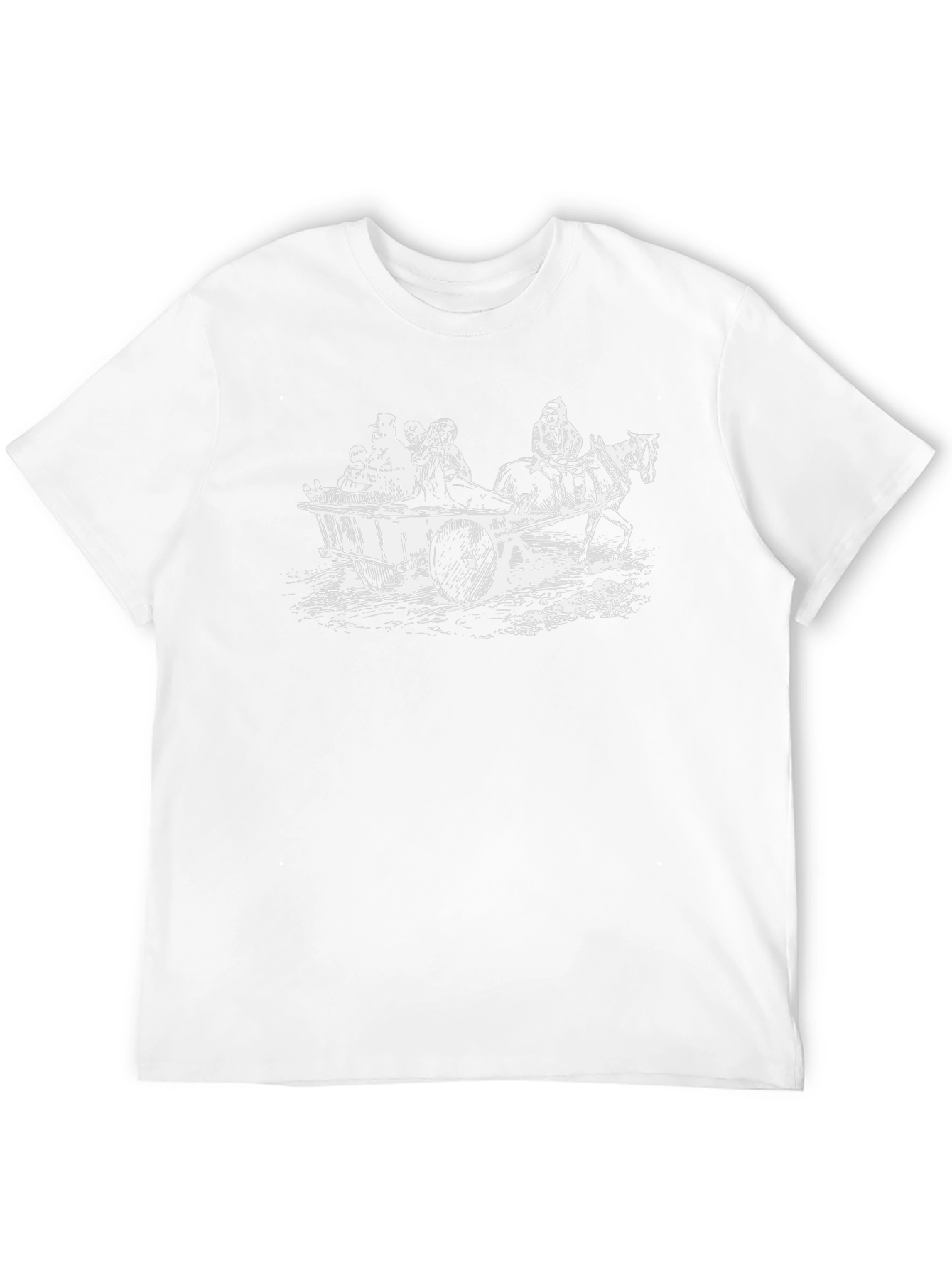 Horse Drawn Cart Graphic Tee