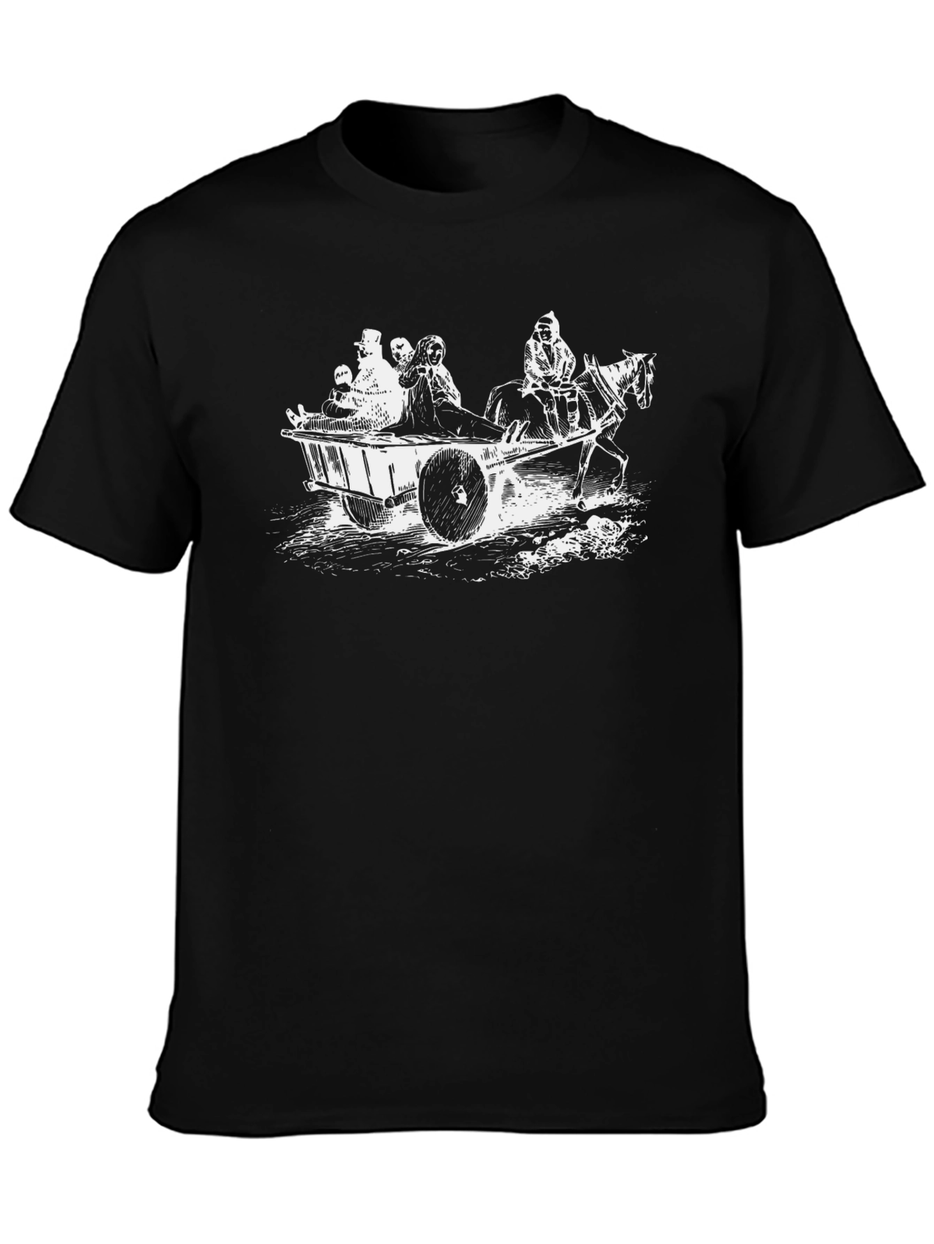 Horse Drawn Cart Graphic Tee