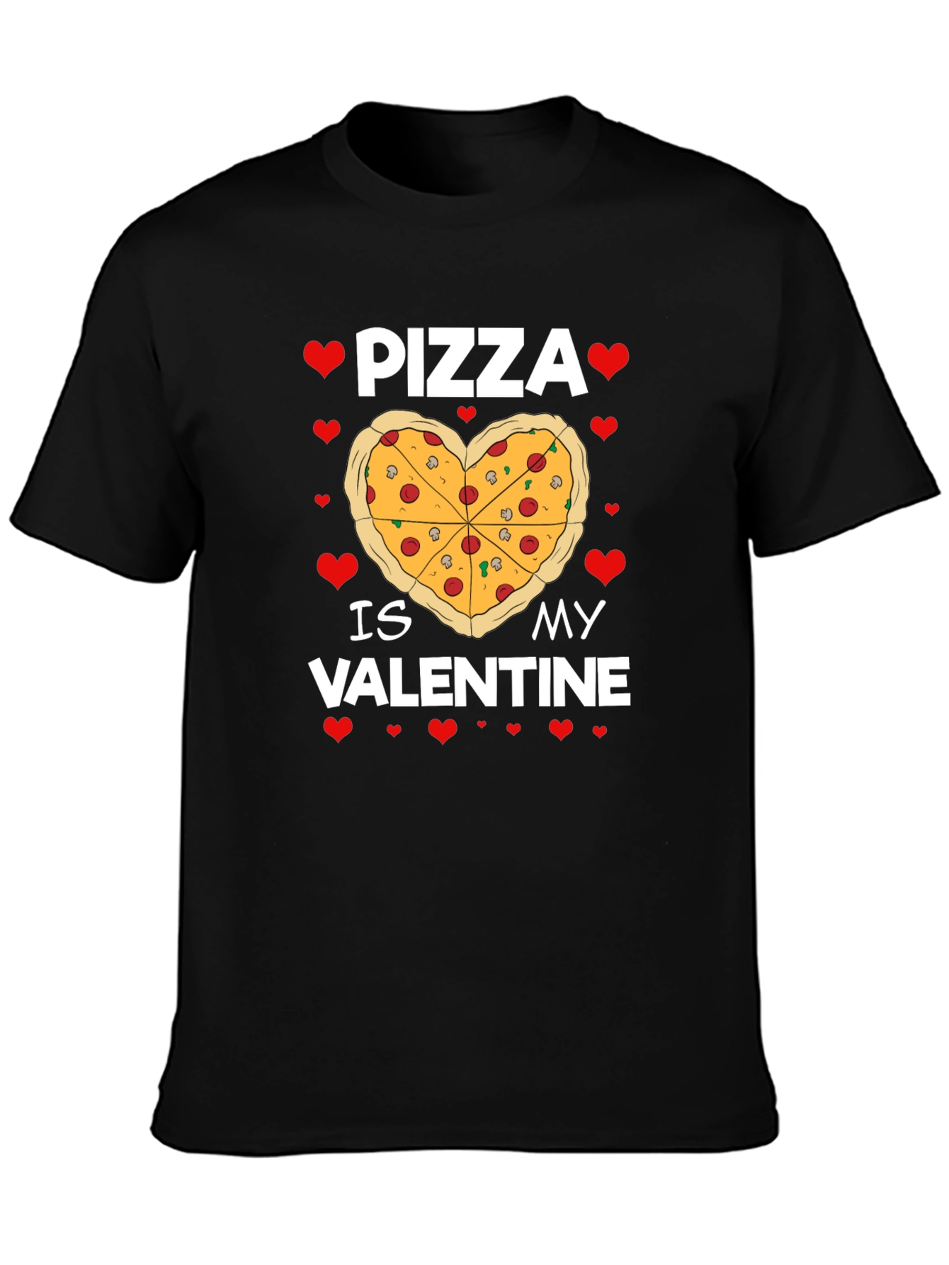 Pizza is My Valentine Graphic Tee