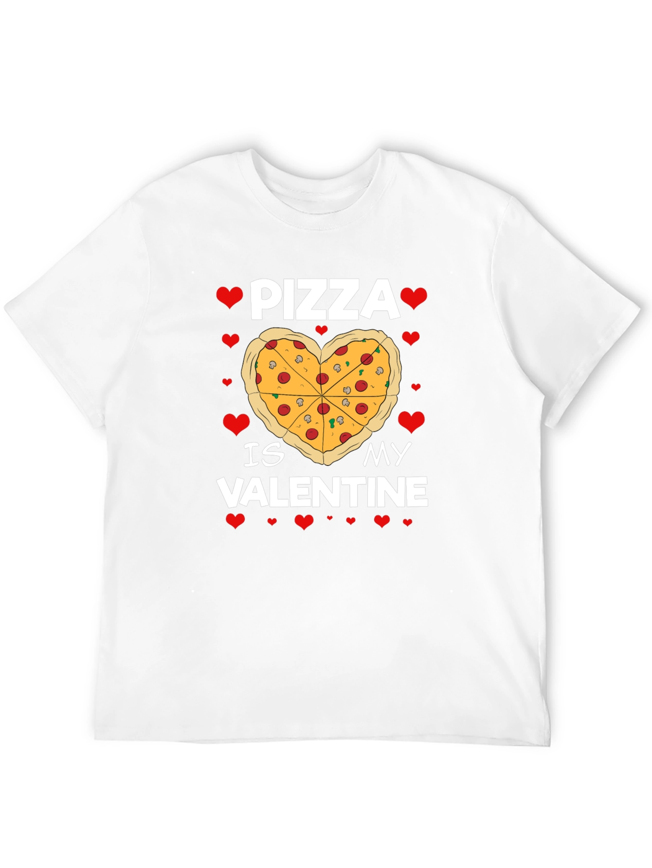 Pizza is My Valentine Graphic Tee