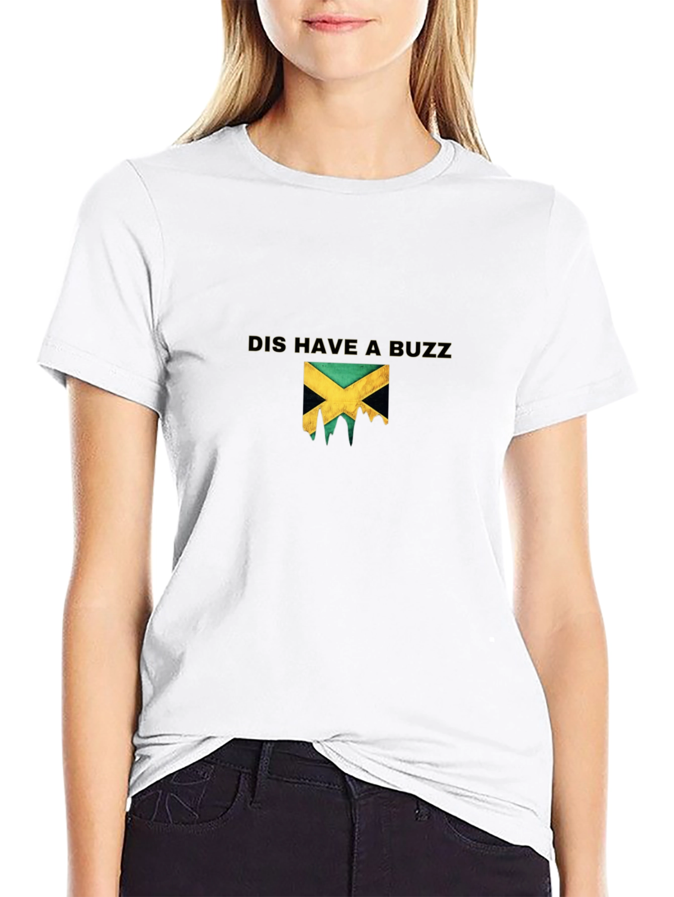 Jamaica Buzz Graphic Black T-Shirt