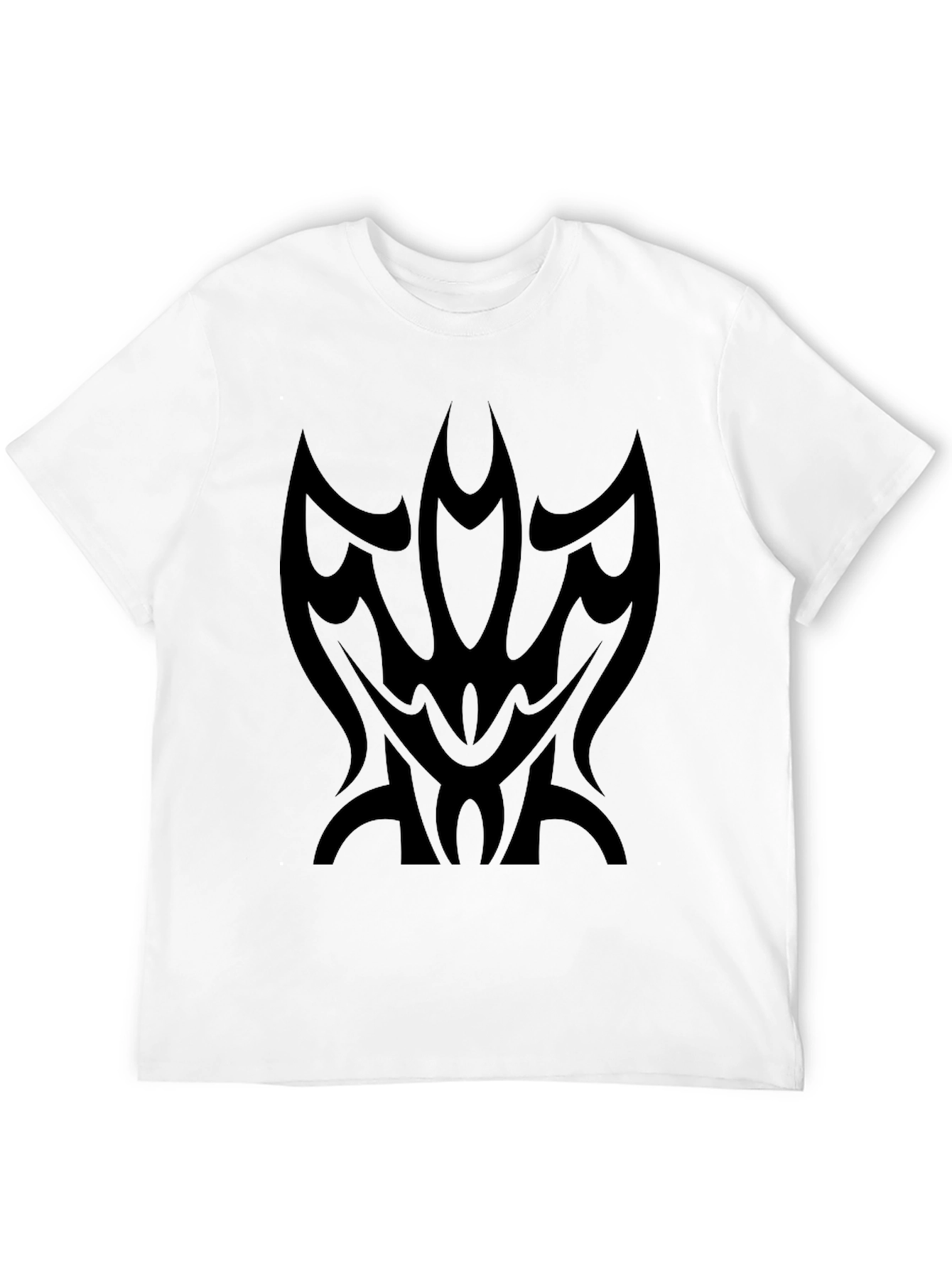 Tribal Design Black T-Shirt