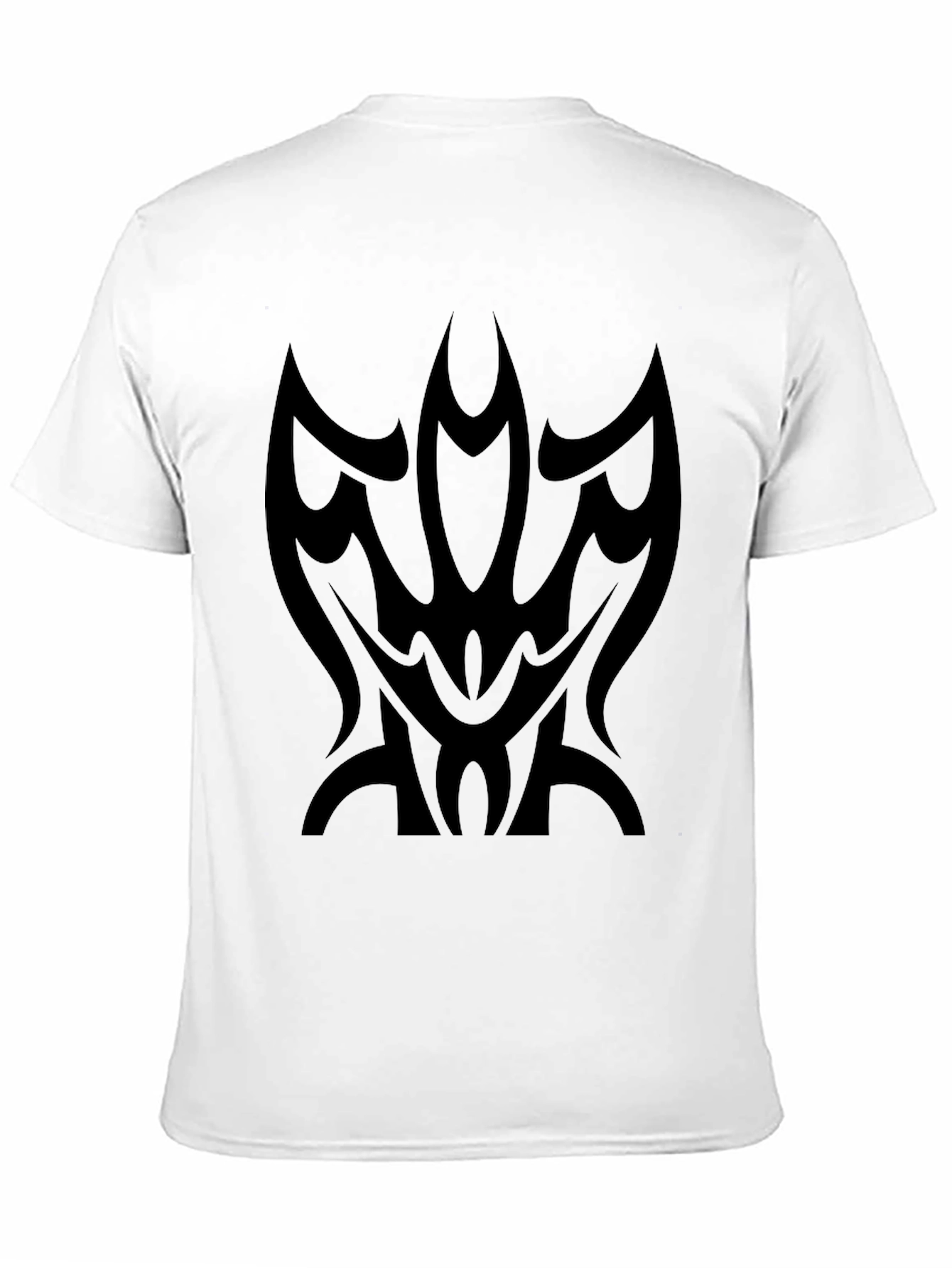 Tribal Design Black T-Shirt