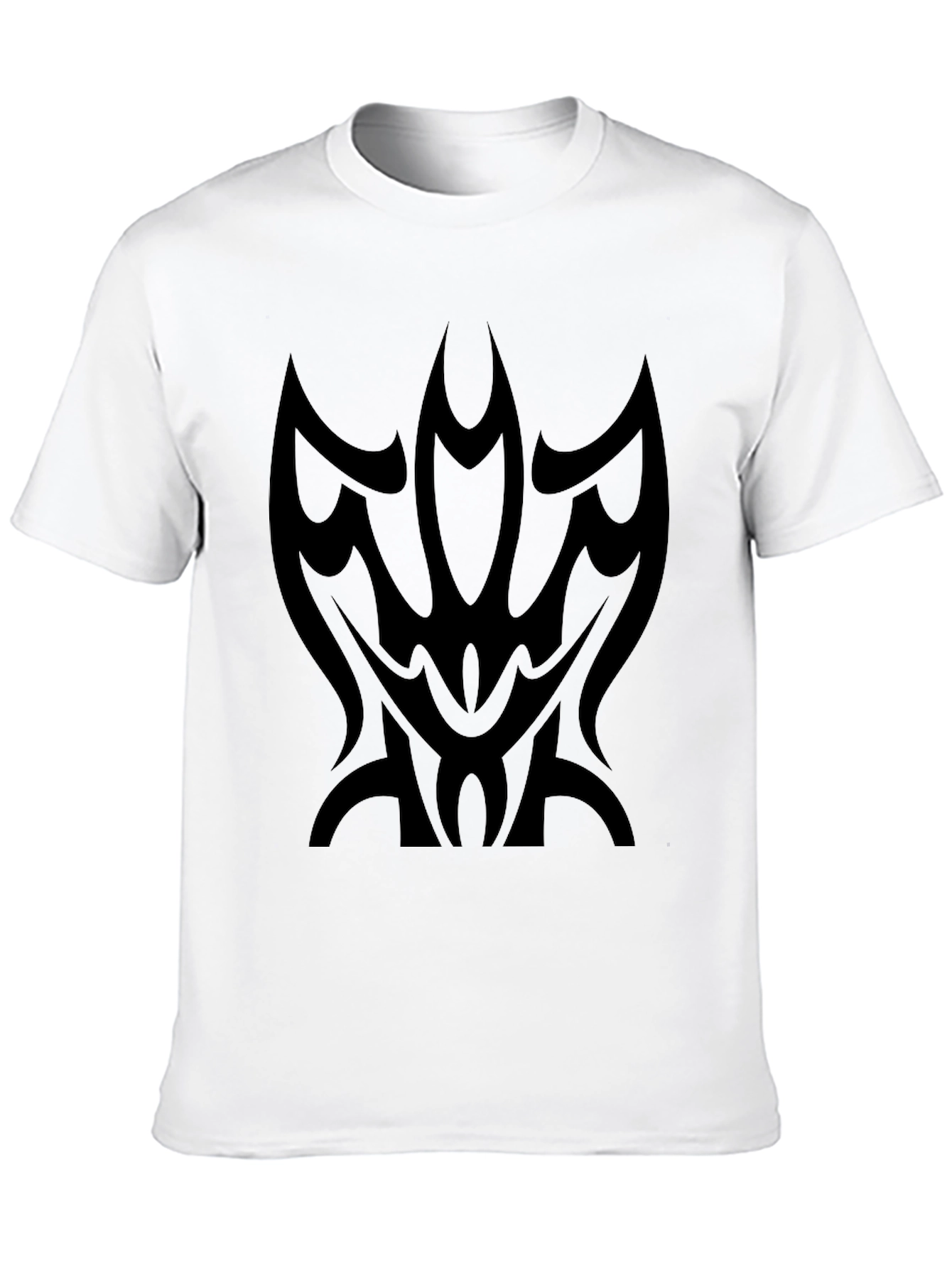 Tribal Design Black T-Shirt