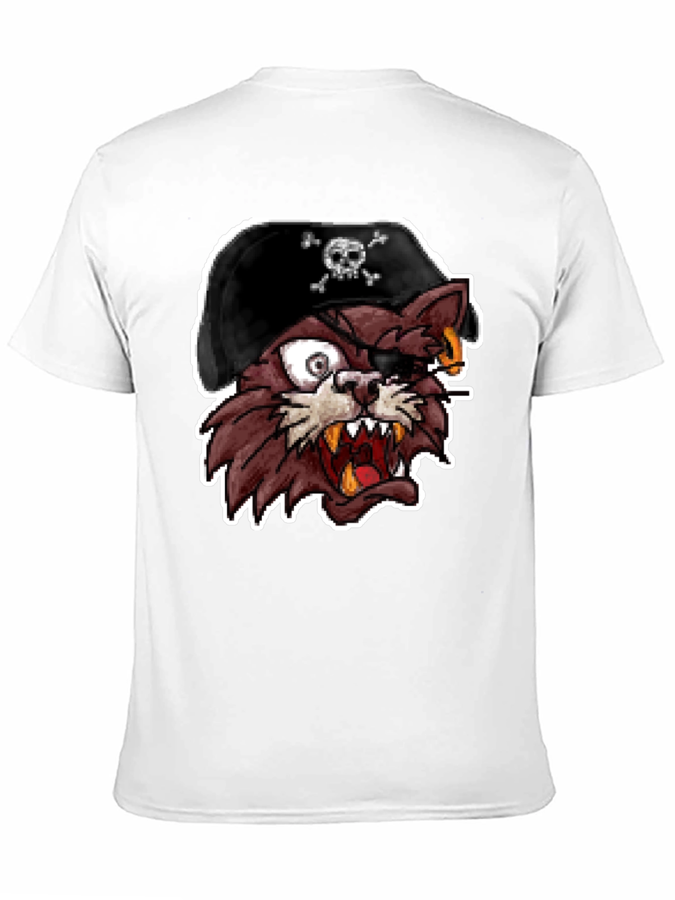 Pirate Cat Graphic T-Shirt