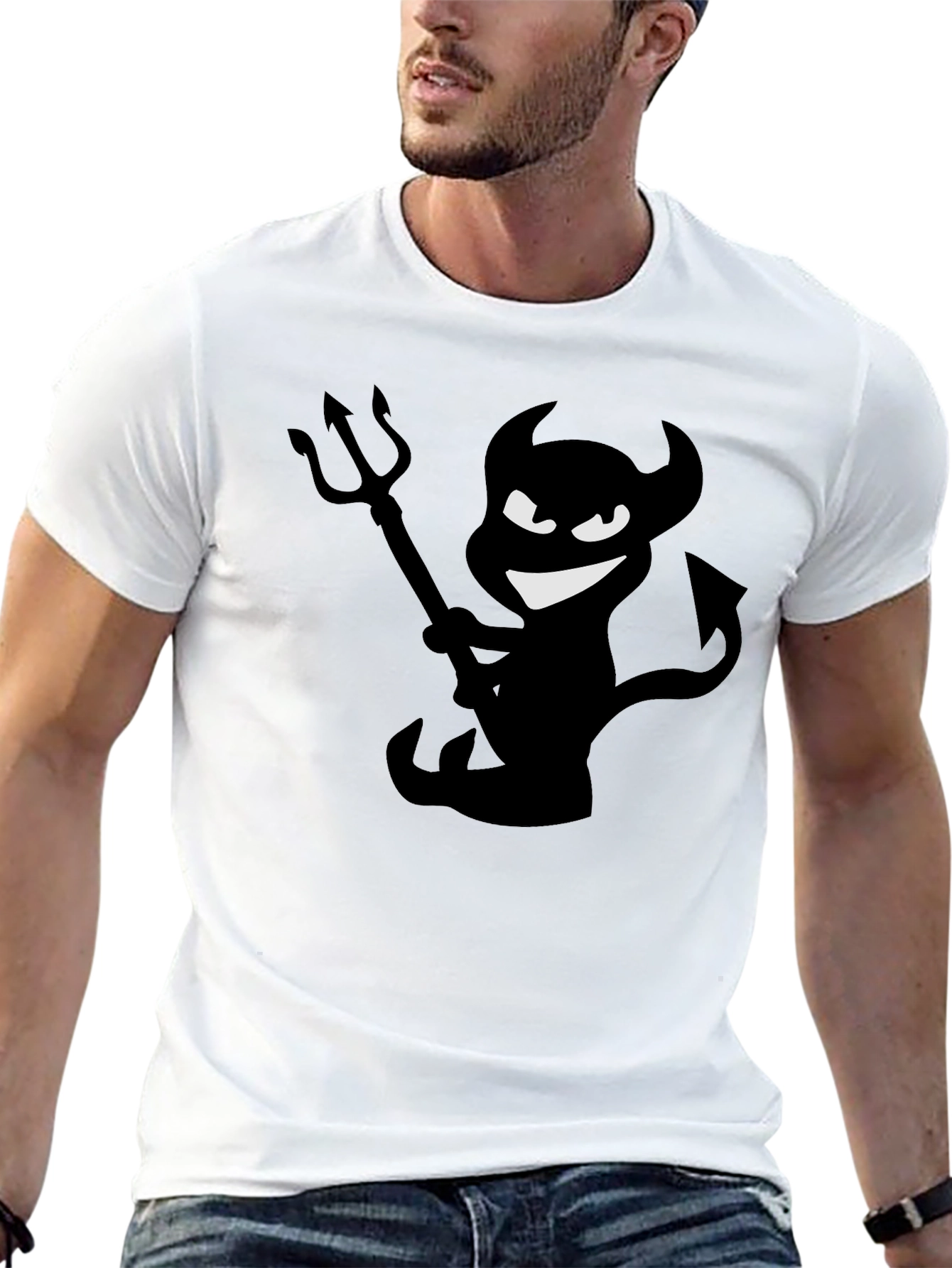 Devil Graphic T-Shirt - Dark Humor Tee