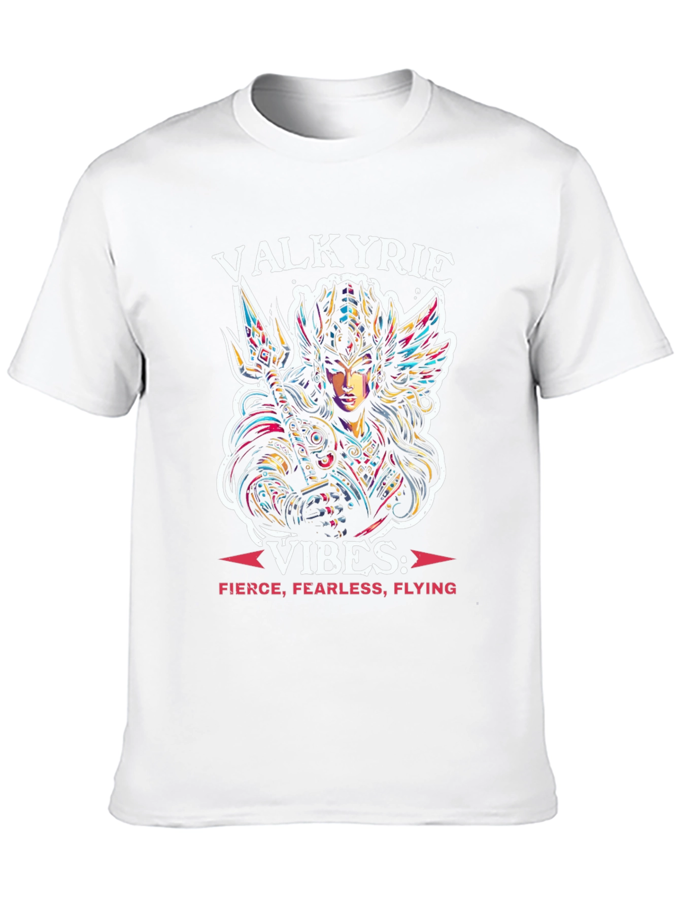 Valkyrie Vibes Graphic T-Shirt - Fierce & Fearless