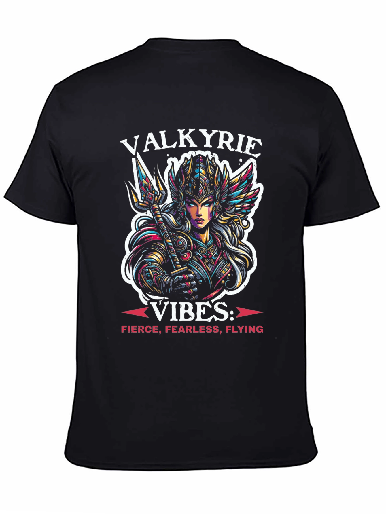 Valkyrie Vibes Graphic T-Shirt - Fierce & Fearless