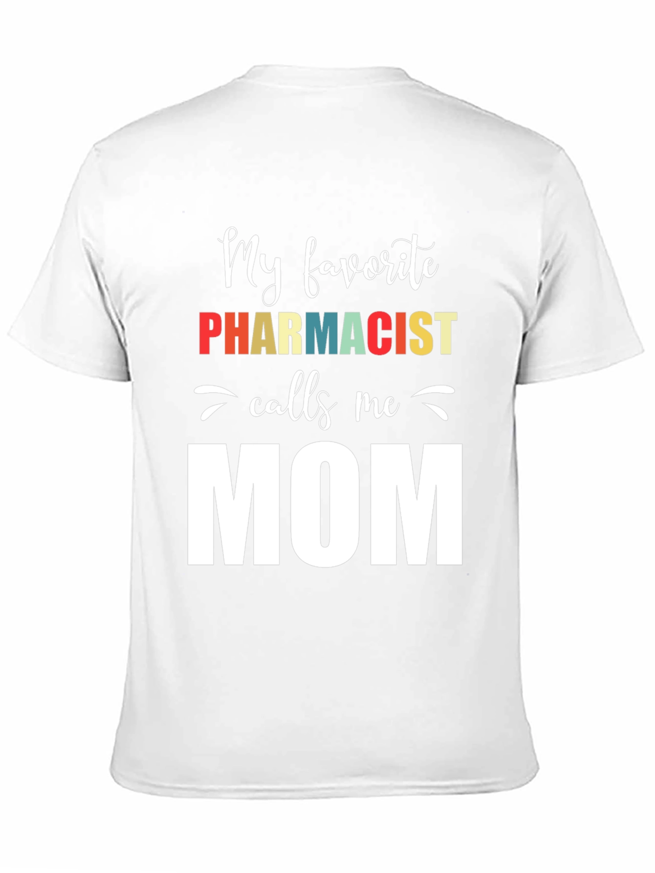 Pharmacist Mom Graphic T-Shirt - Black