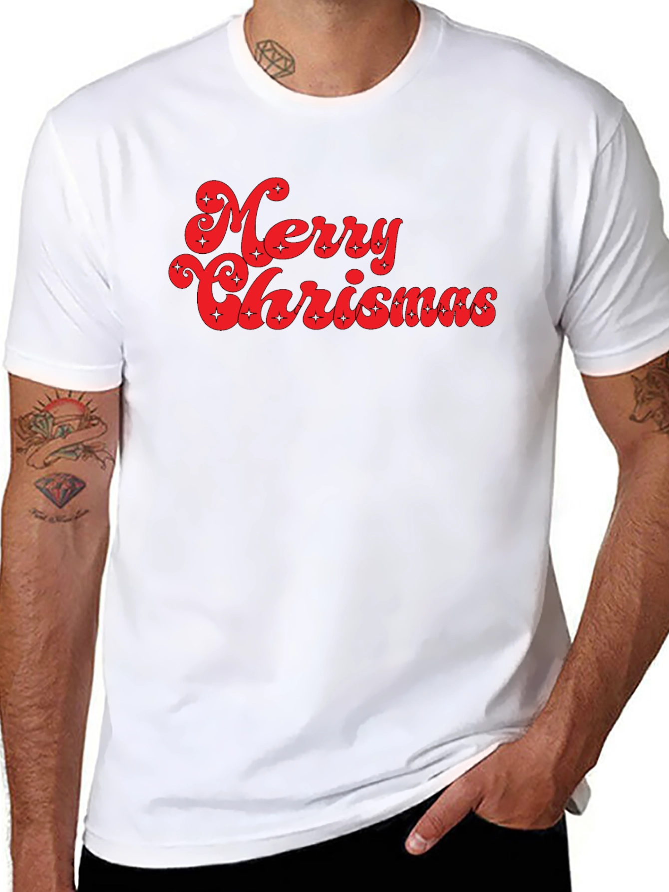 Merry Christmas T-Shirt - Festive Holiday Tee