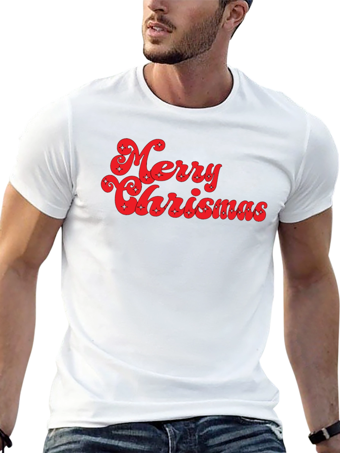 Merry Christmas T-Shirt - Festive Holiday Tee
