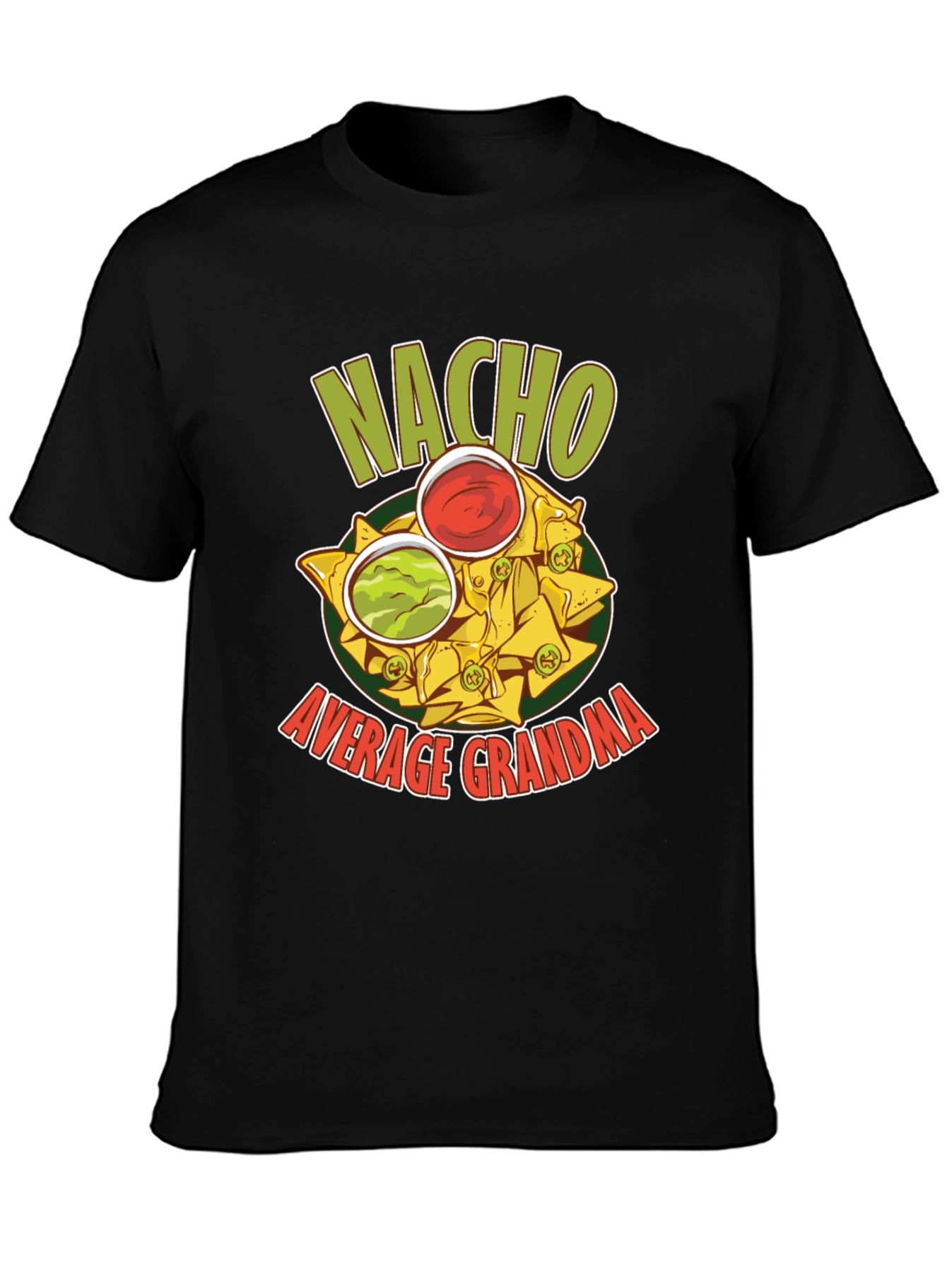 Nacho Average Grandma Graphic T-Shirt