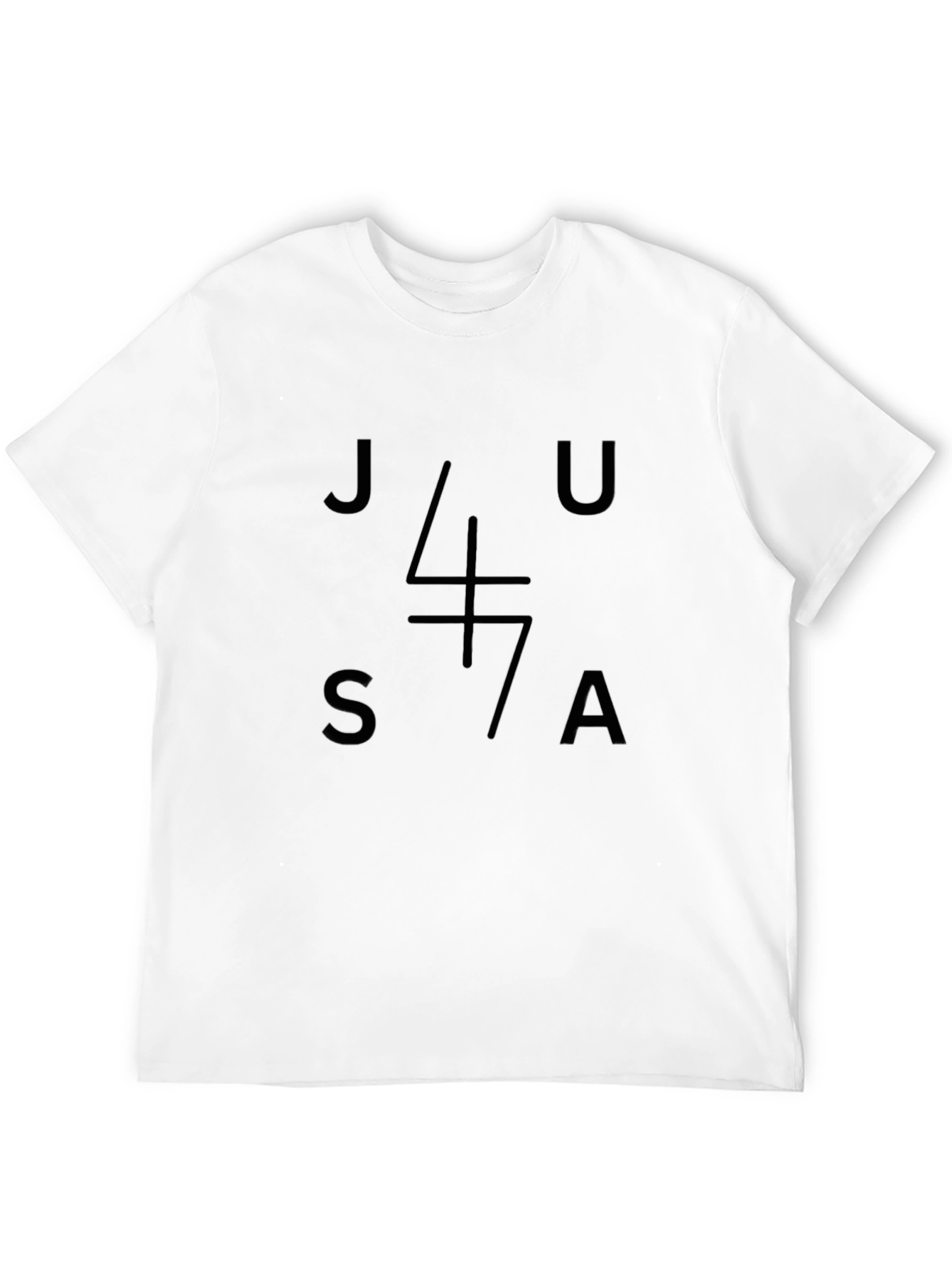 Minimalist JU47A T-Shirt - Classic Black Tee
