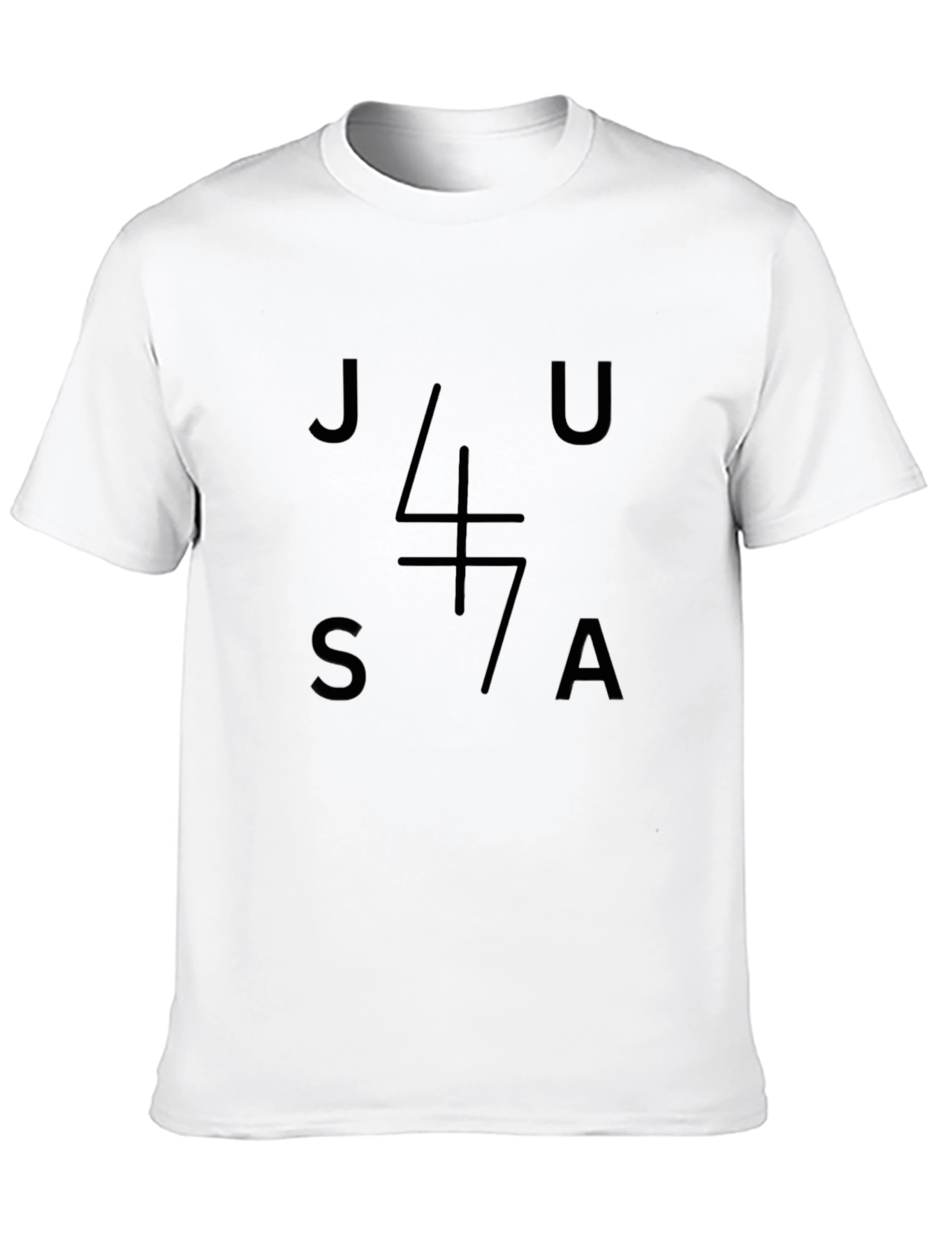 Minimalist JU47A T-Shirt - Classic Black Tee