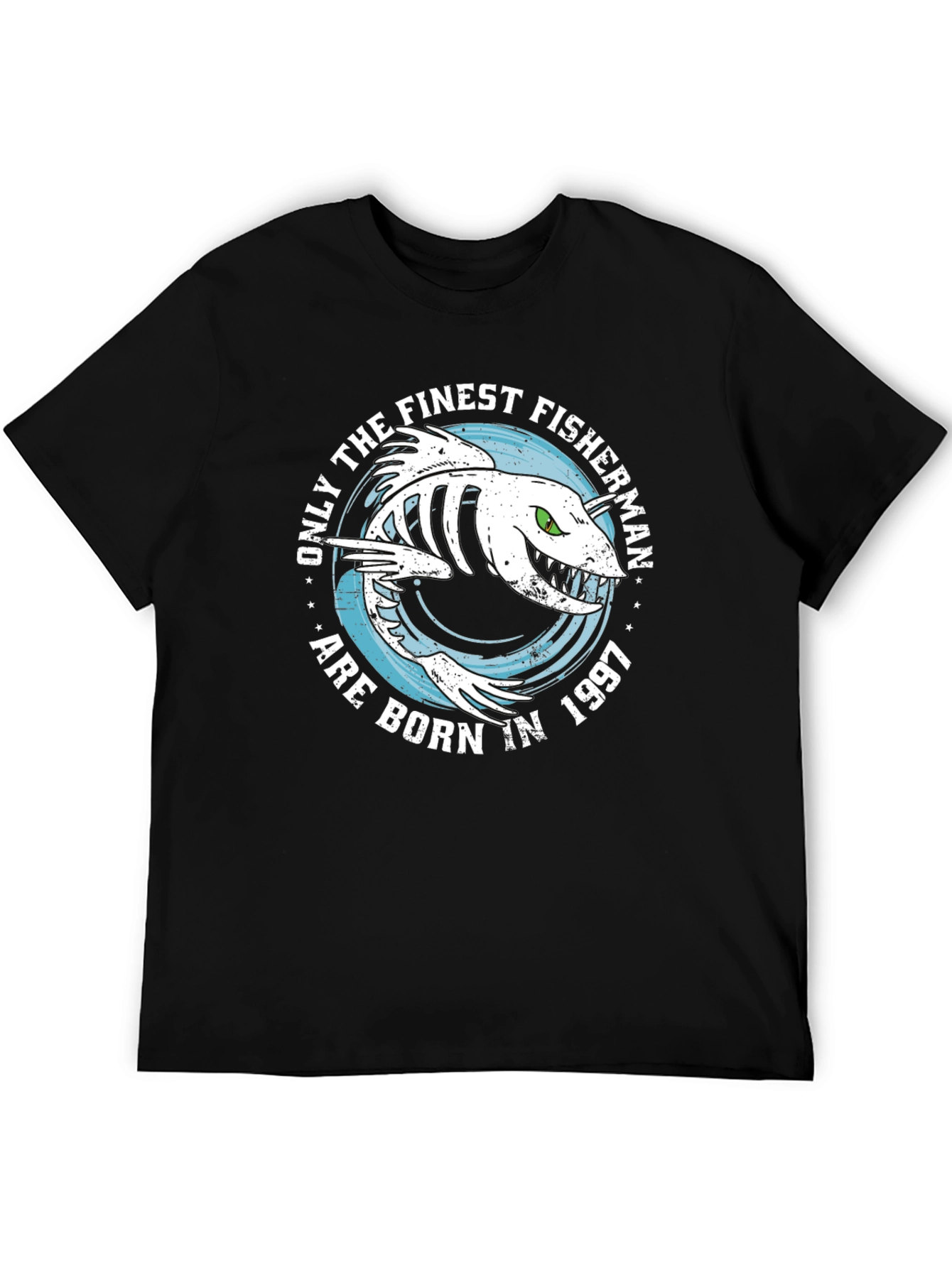 Finest Fisherman Born in 1997 Graphic Tee