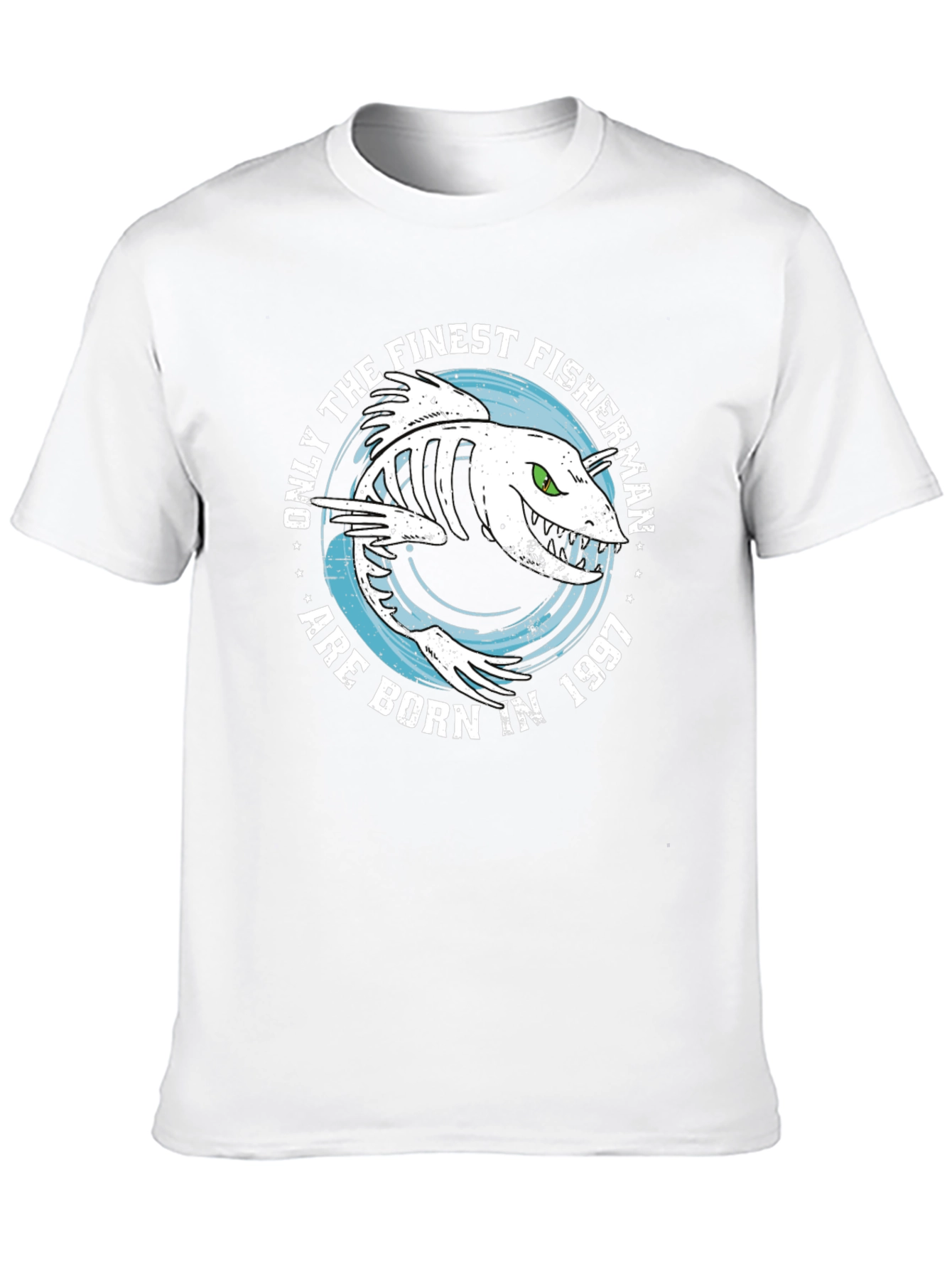 Finest Fisherman Born in 1997 Graphic Tee