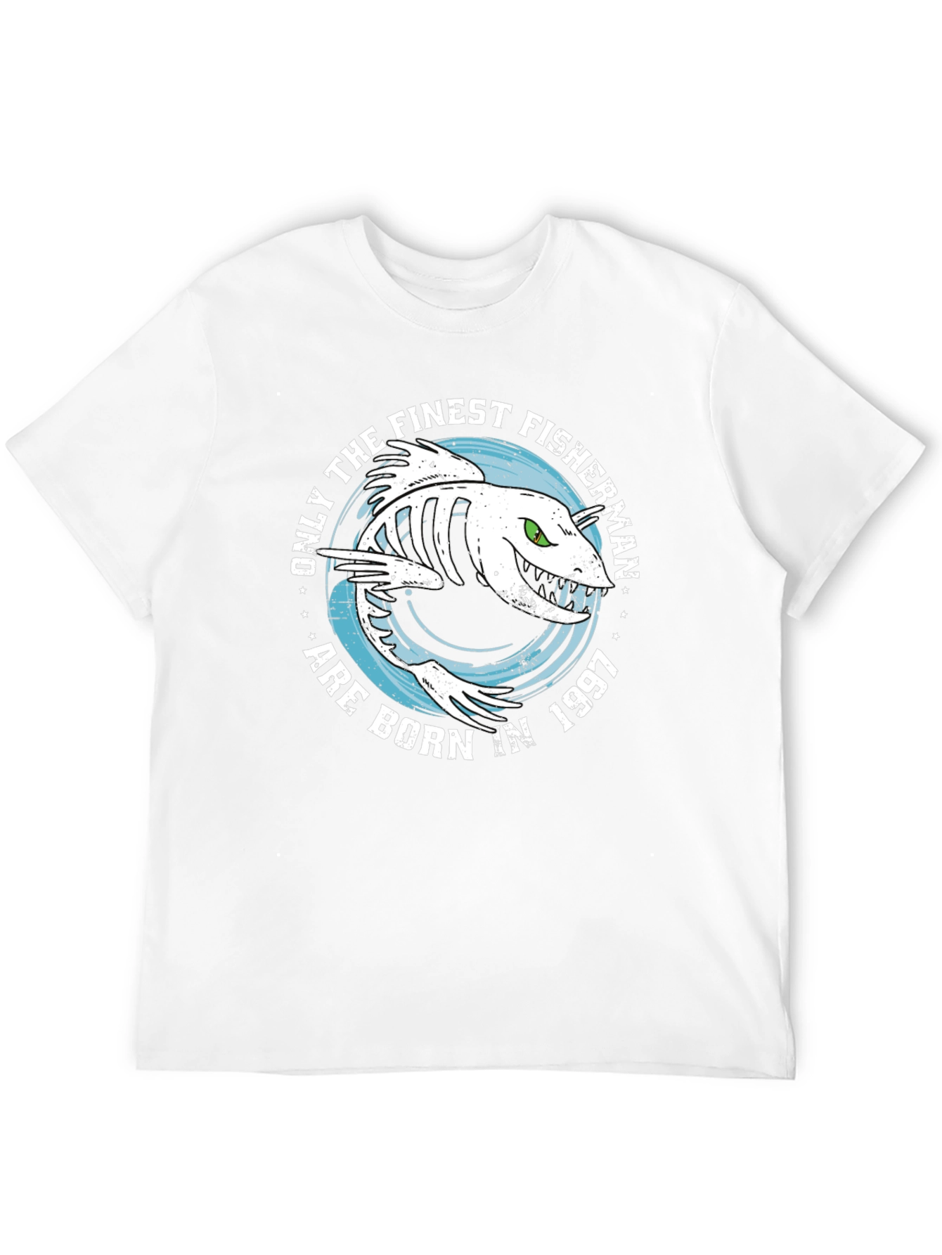 Finest Fisherman Born in 1997 Graphic Tee