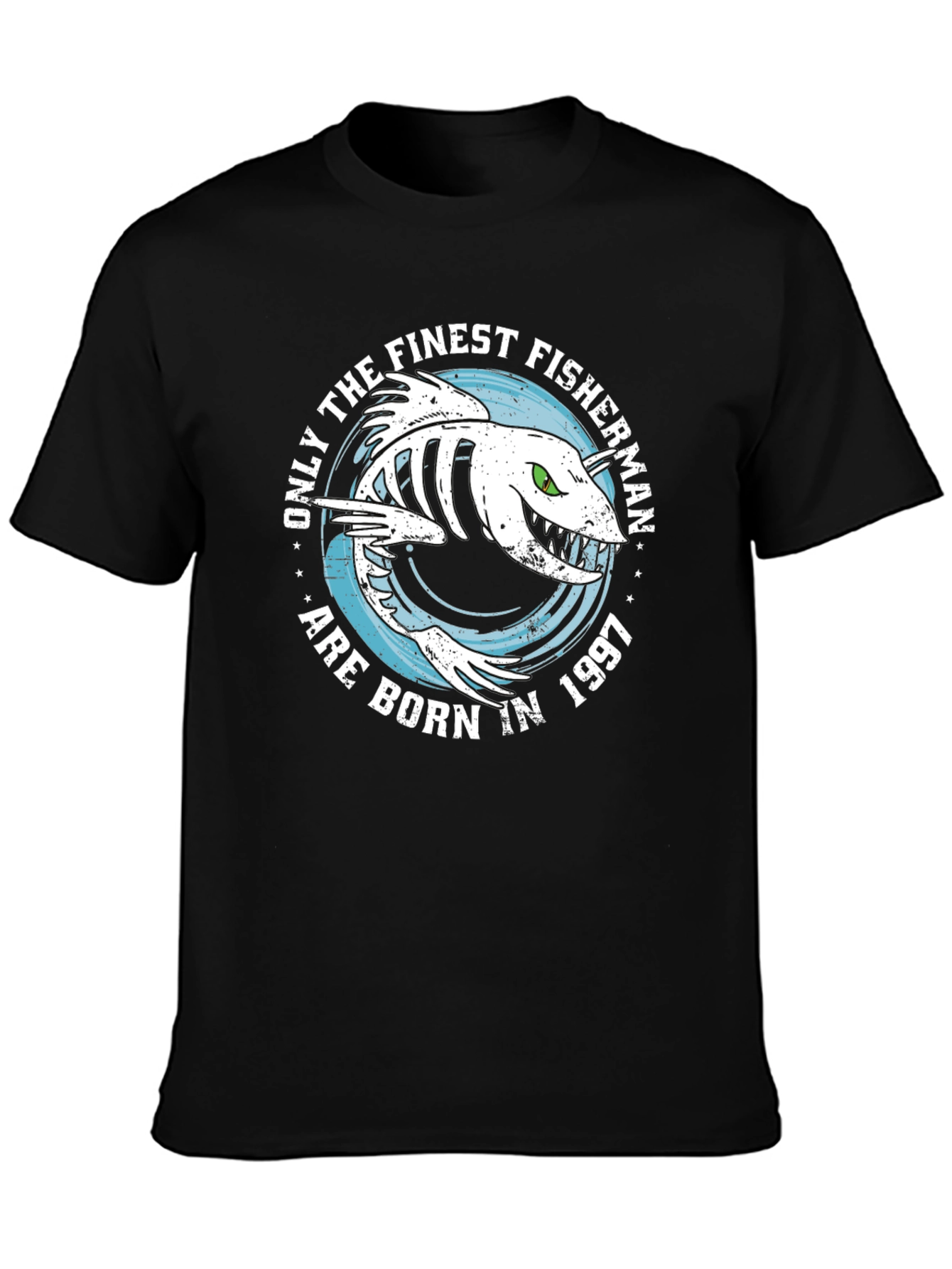 Finest Fisherman Born in 1997 Graphic Tee