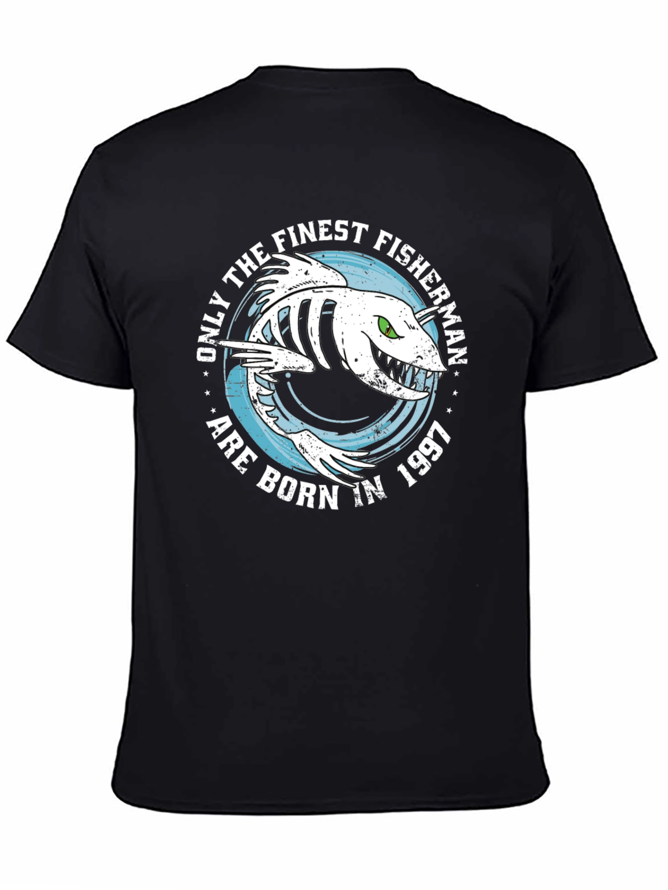 Finest Fisherman Born in 1997 Graphic Tee