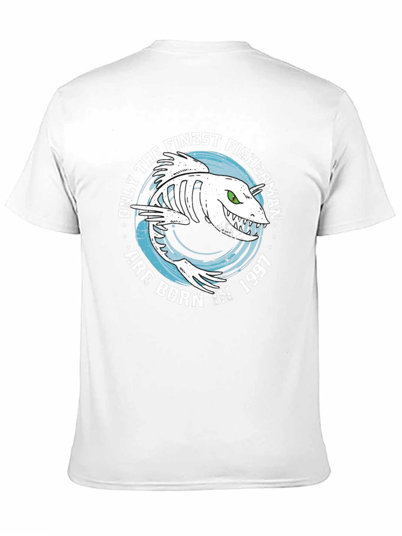Finest Fisherman Born in 1997 Graphic Tee