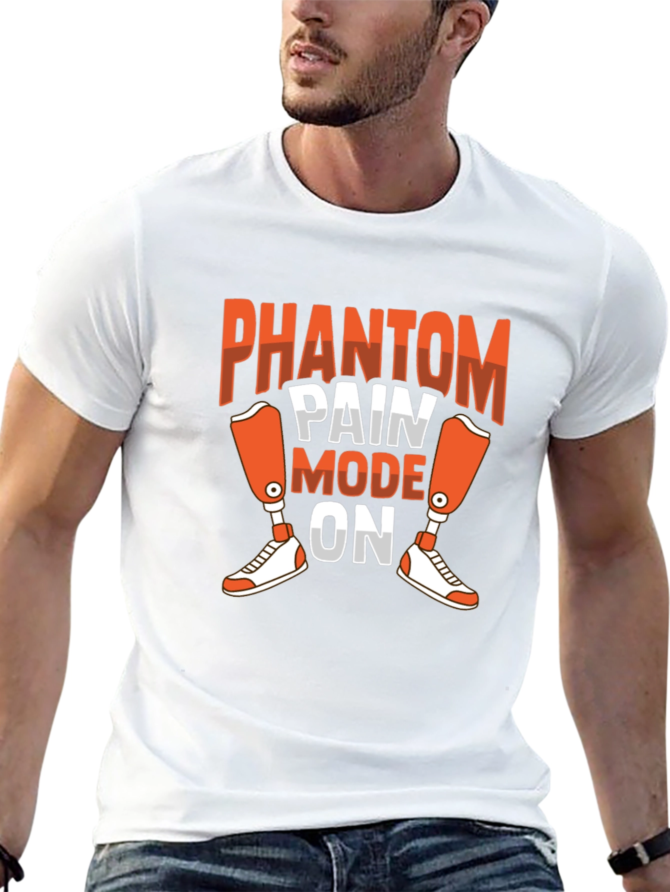 Phantom Pain Mode On Graphic T-Shirt