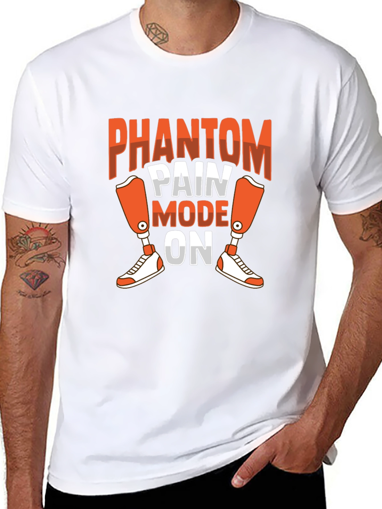 Phantom Pain Mode On Graphic T-Shirt