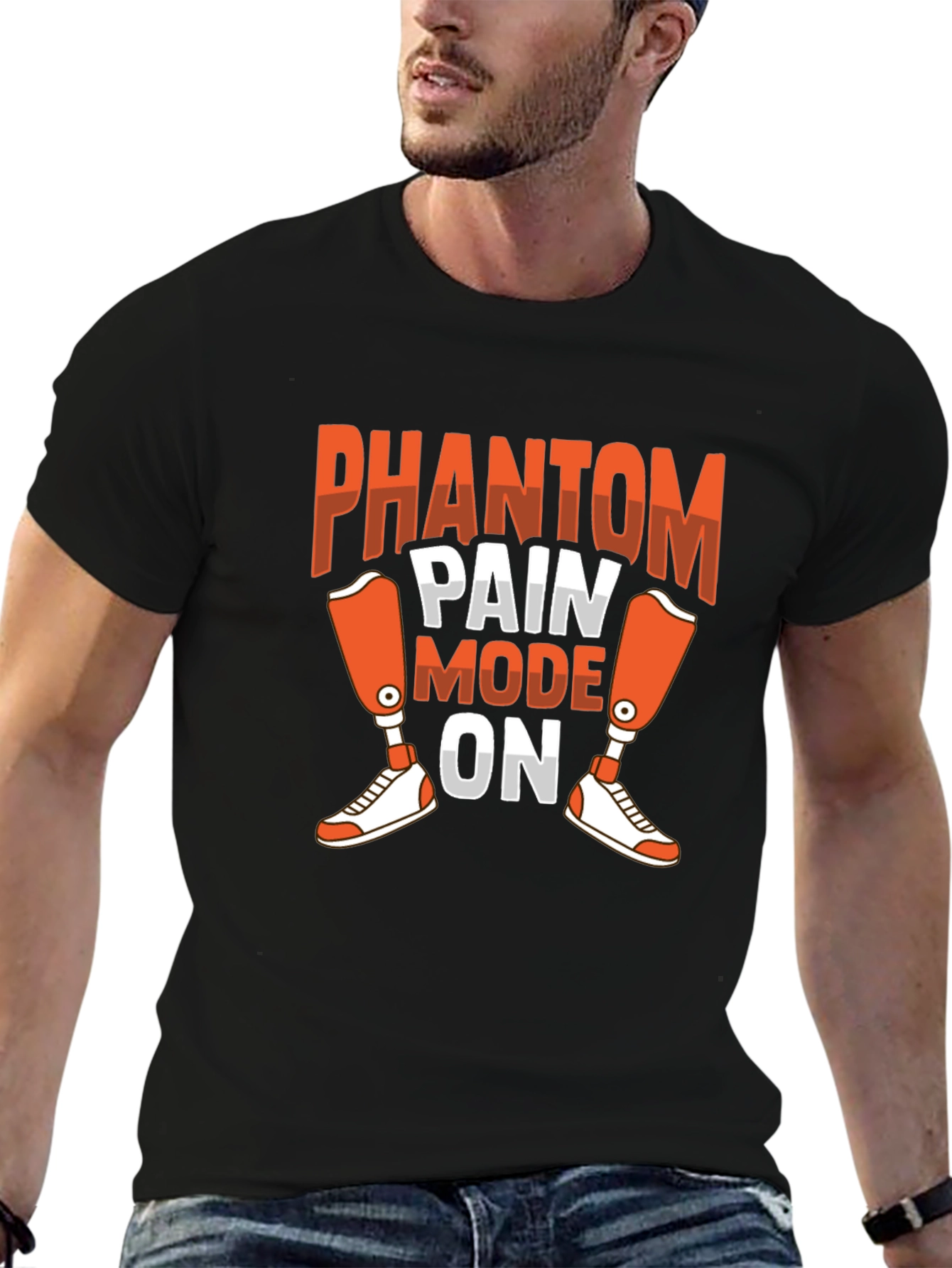 Phantom Pain Mode On Graphic T-Shirt