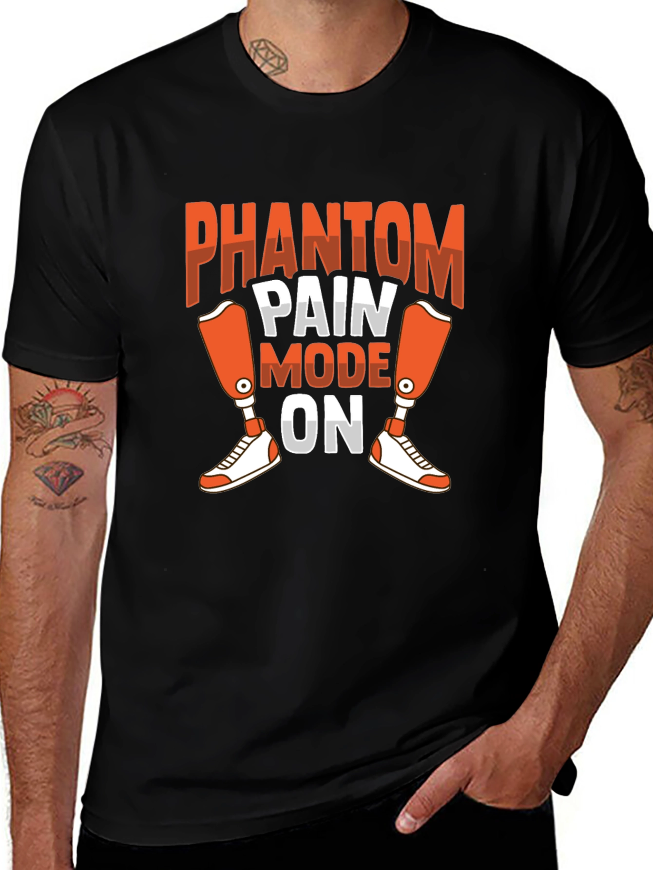 Phantom Pain Mode On Graphic T-Shirt