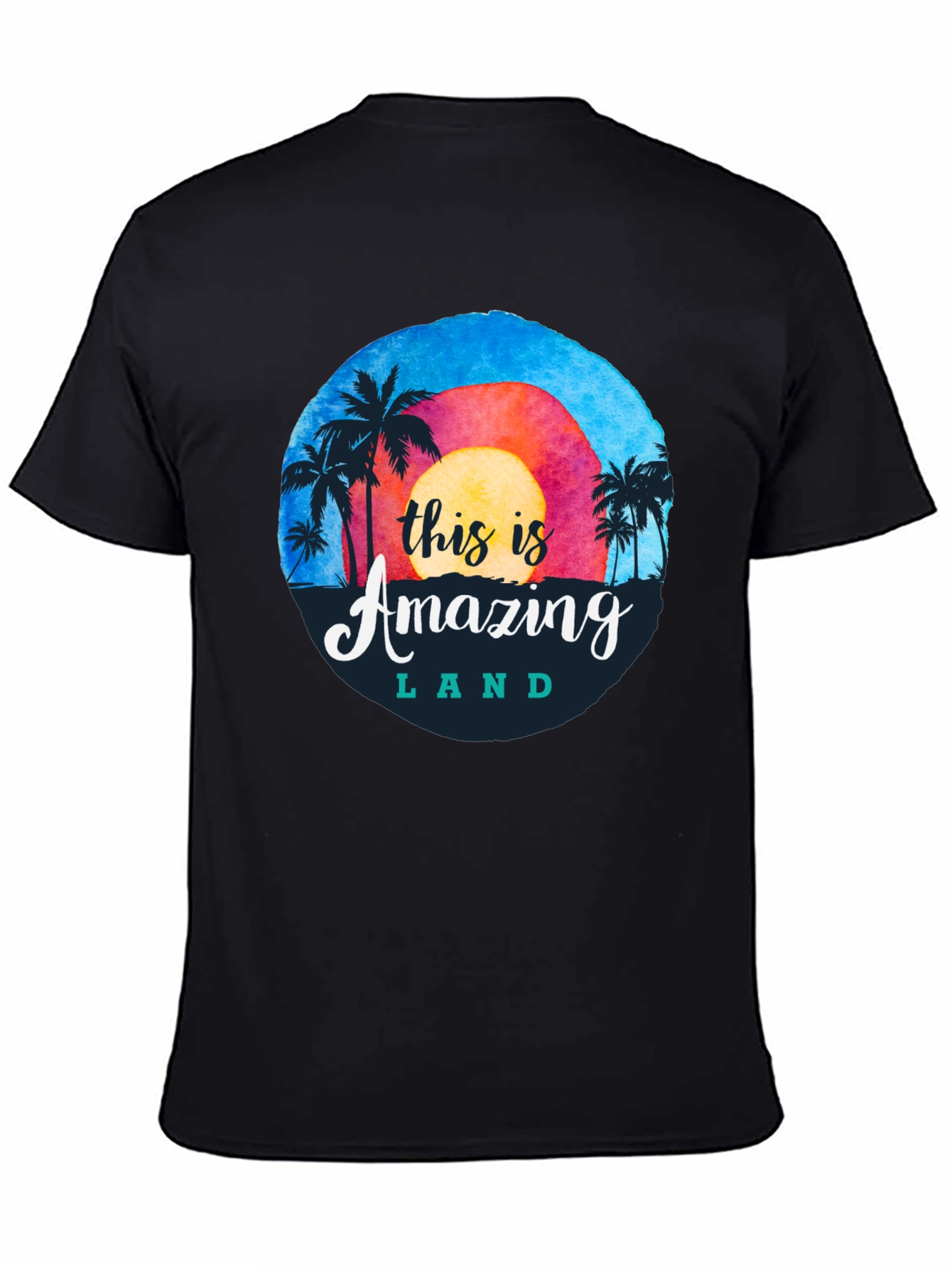 Amazing Land Graphic Tee - Island Vibes