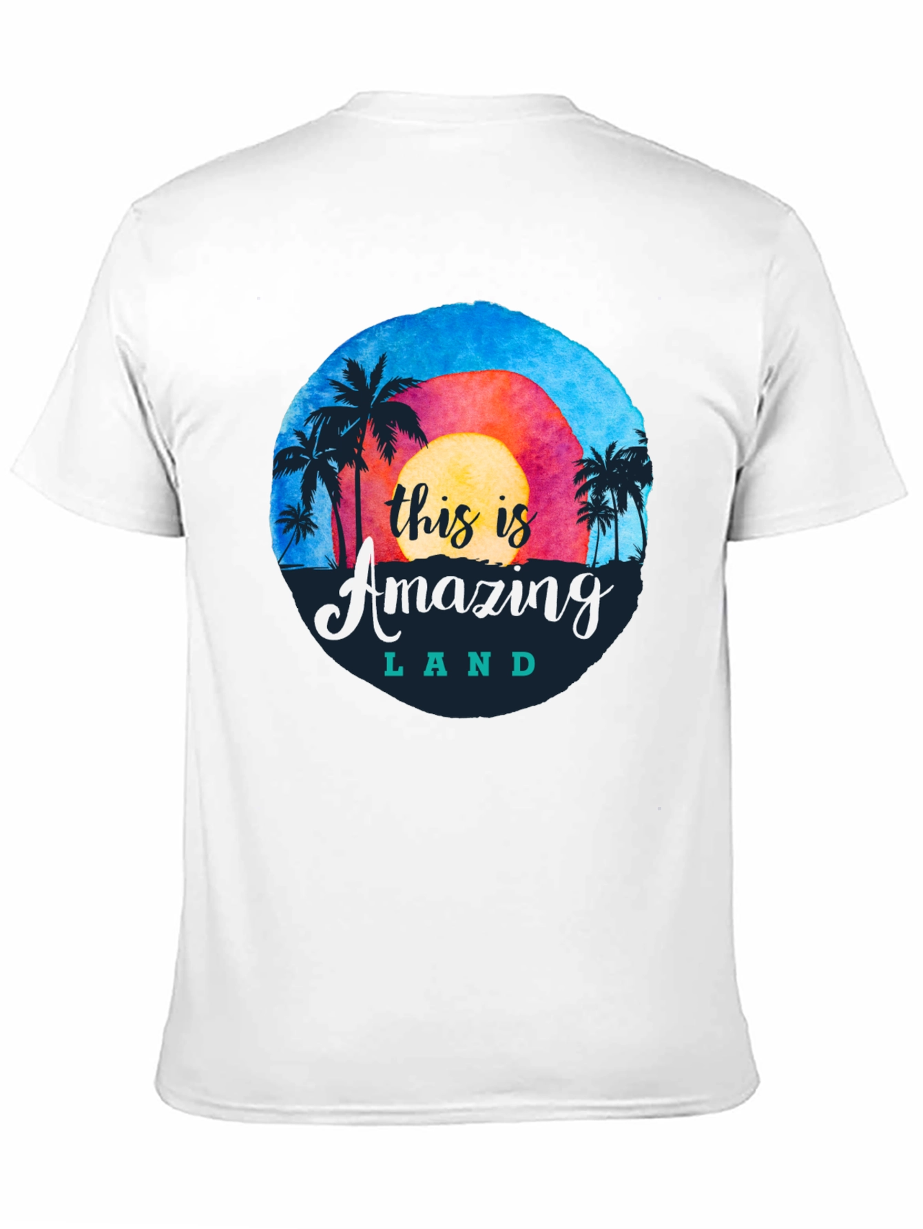 Amazing Land Graphic Tee - Island Vibes