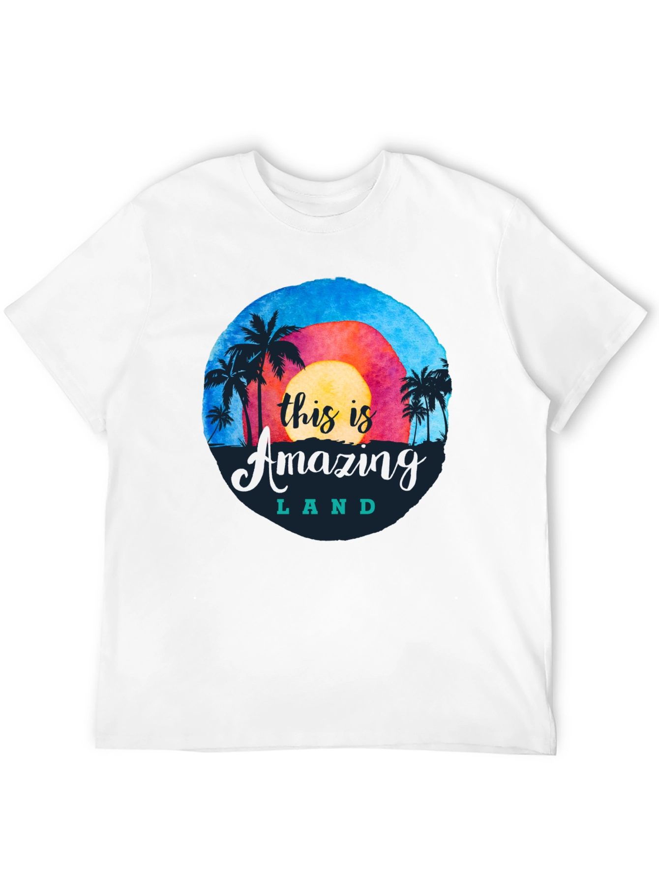 Amazing Land Graphic Tee - Island Vibes
