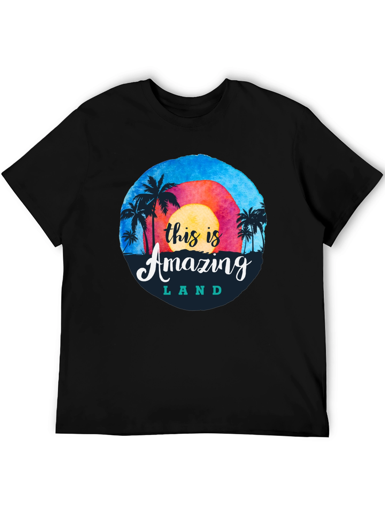 Amazing Land Graphic Tee - Island Vibes