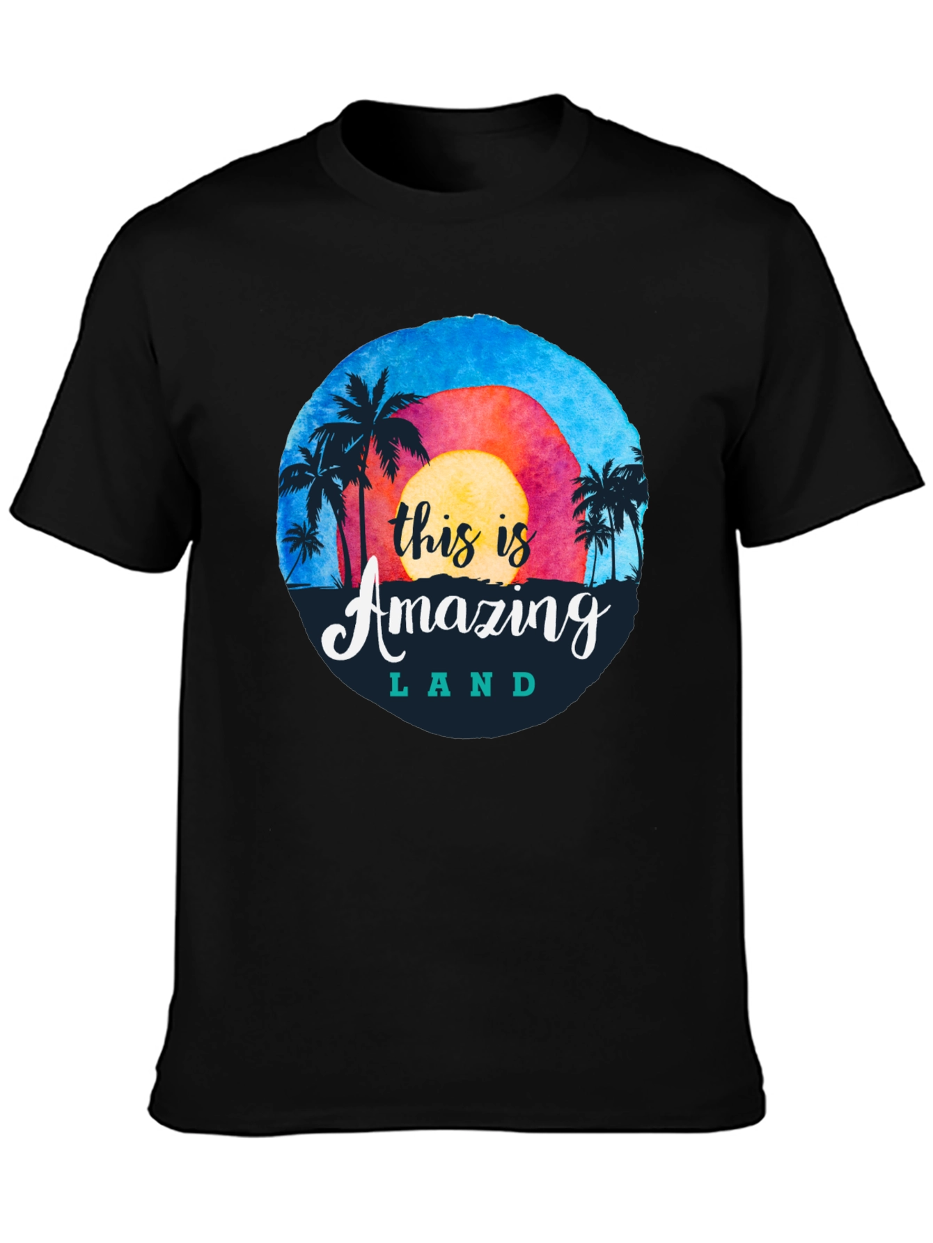 Amazing Land Graphic Tee - Island Vibes