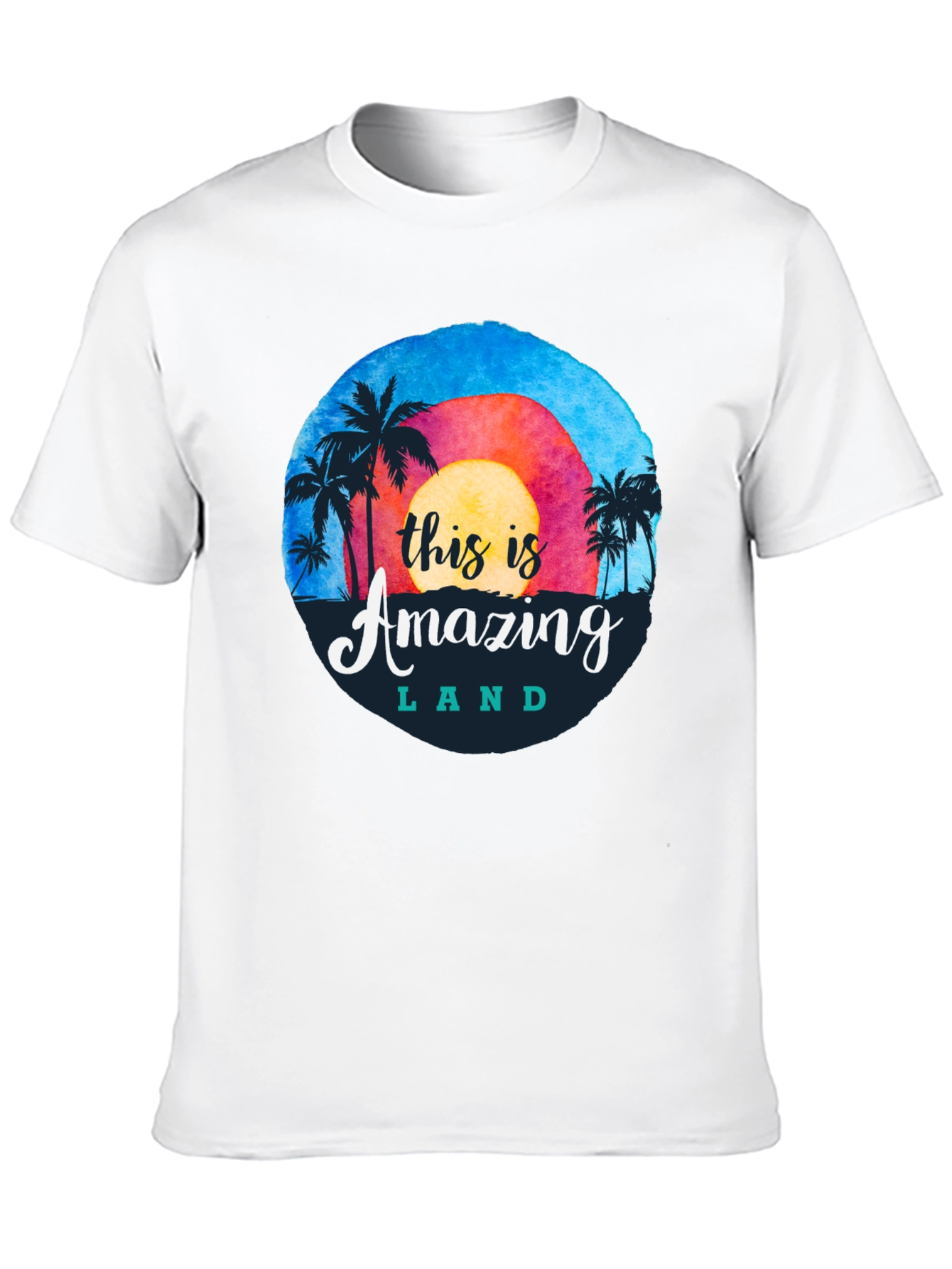 Amazing Land Graphic Tee - Island Vibes