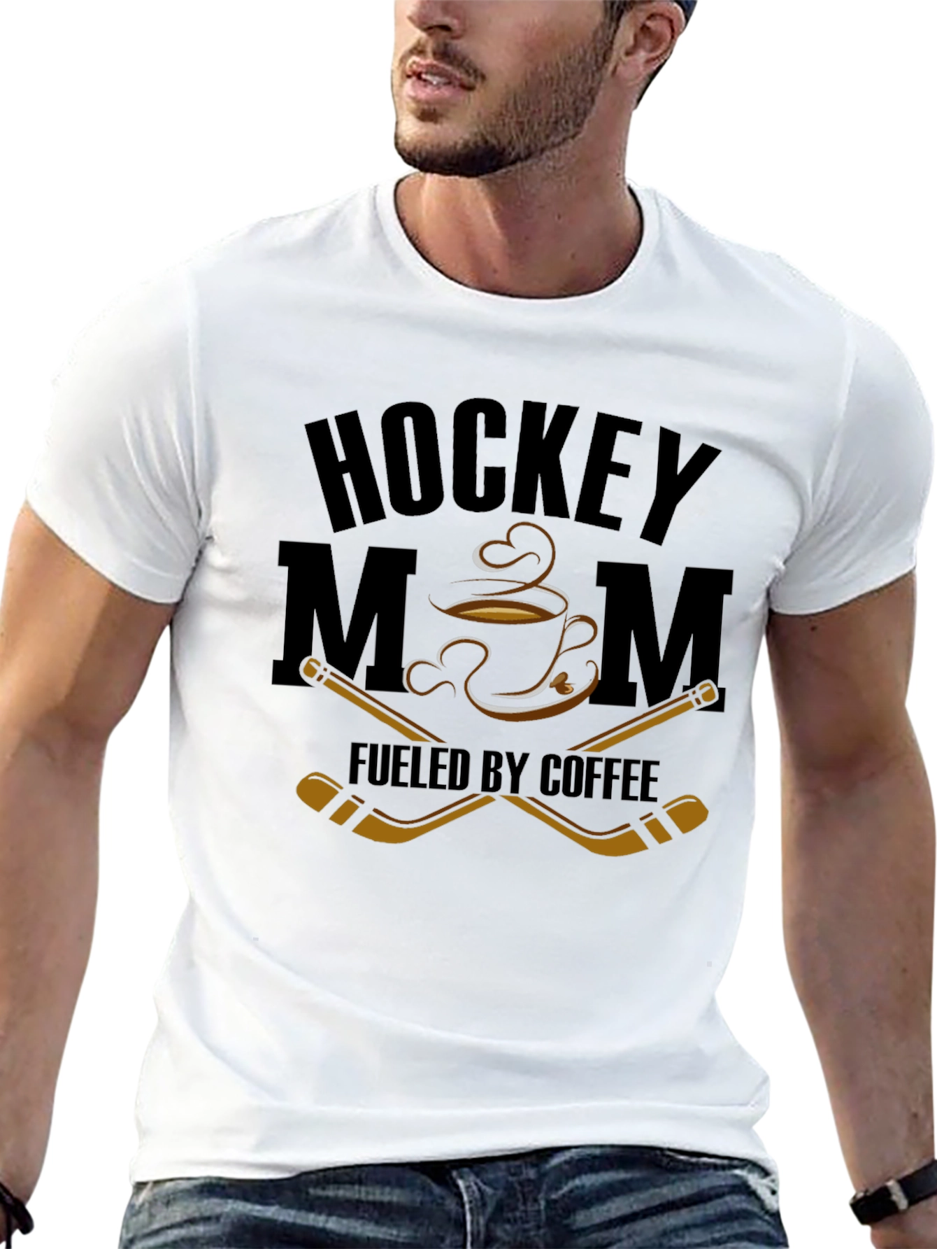 Hockey Mom Fueled By Coffee T-Shirt