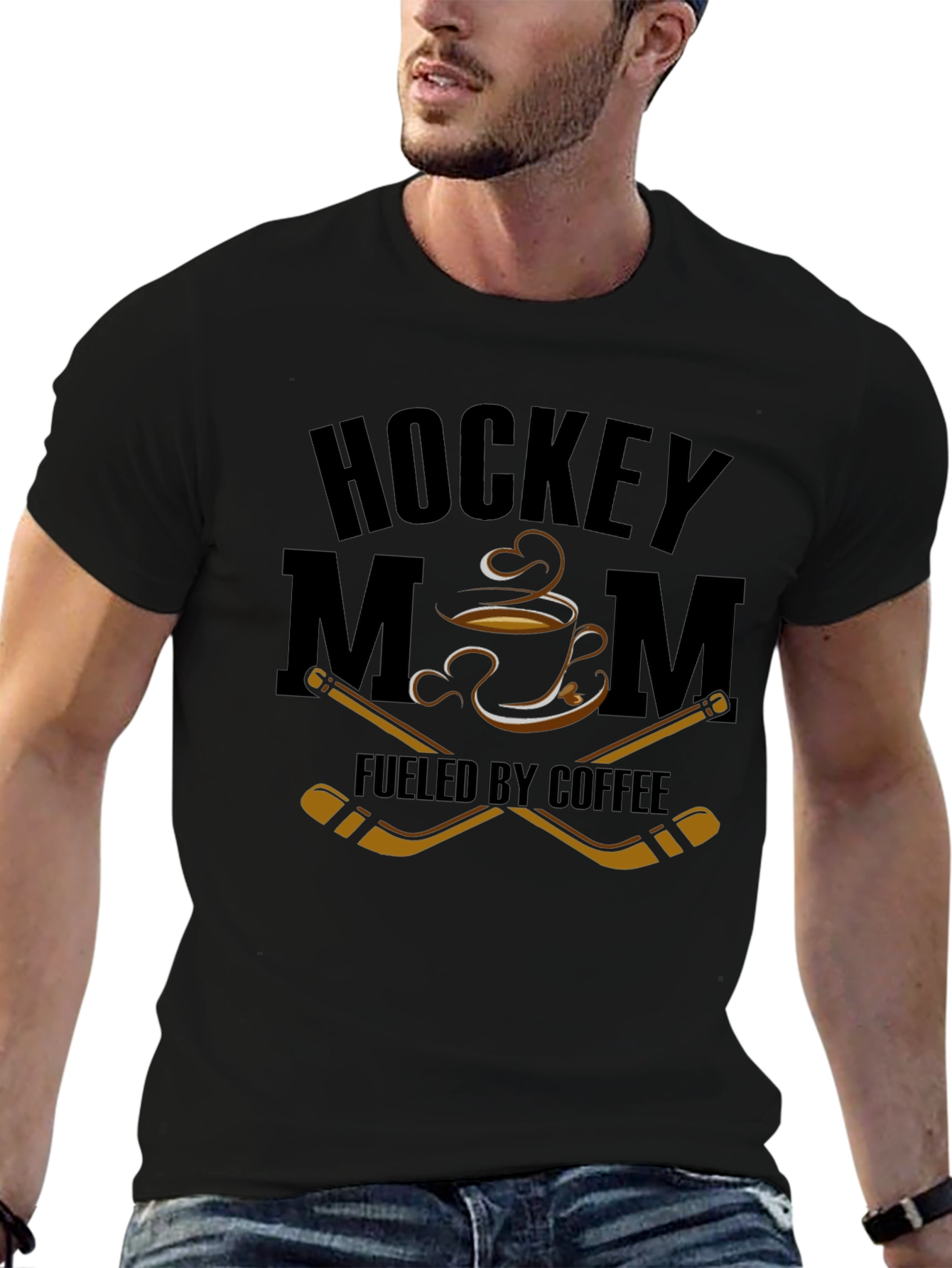 Hockey Mom Fueled By Coffee T-Shirt